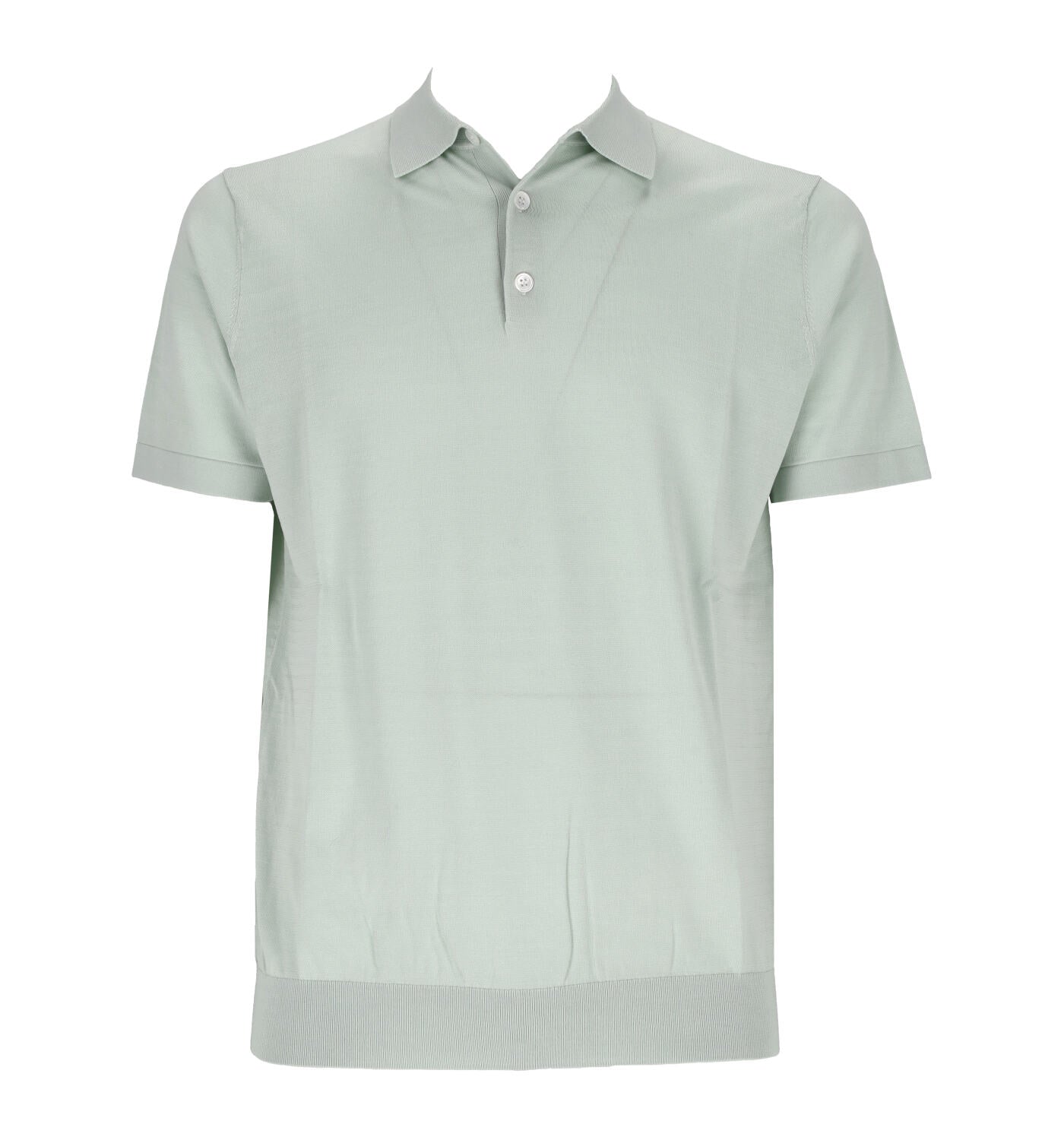 Polo mezza manica in cotone finezza 18
