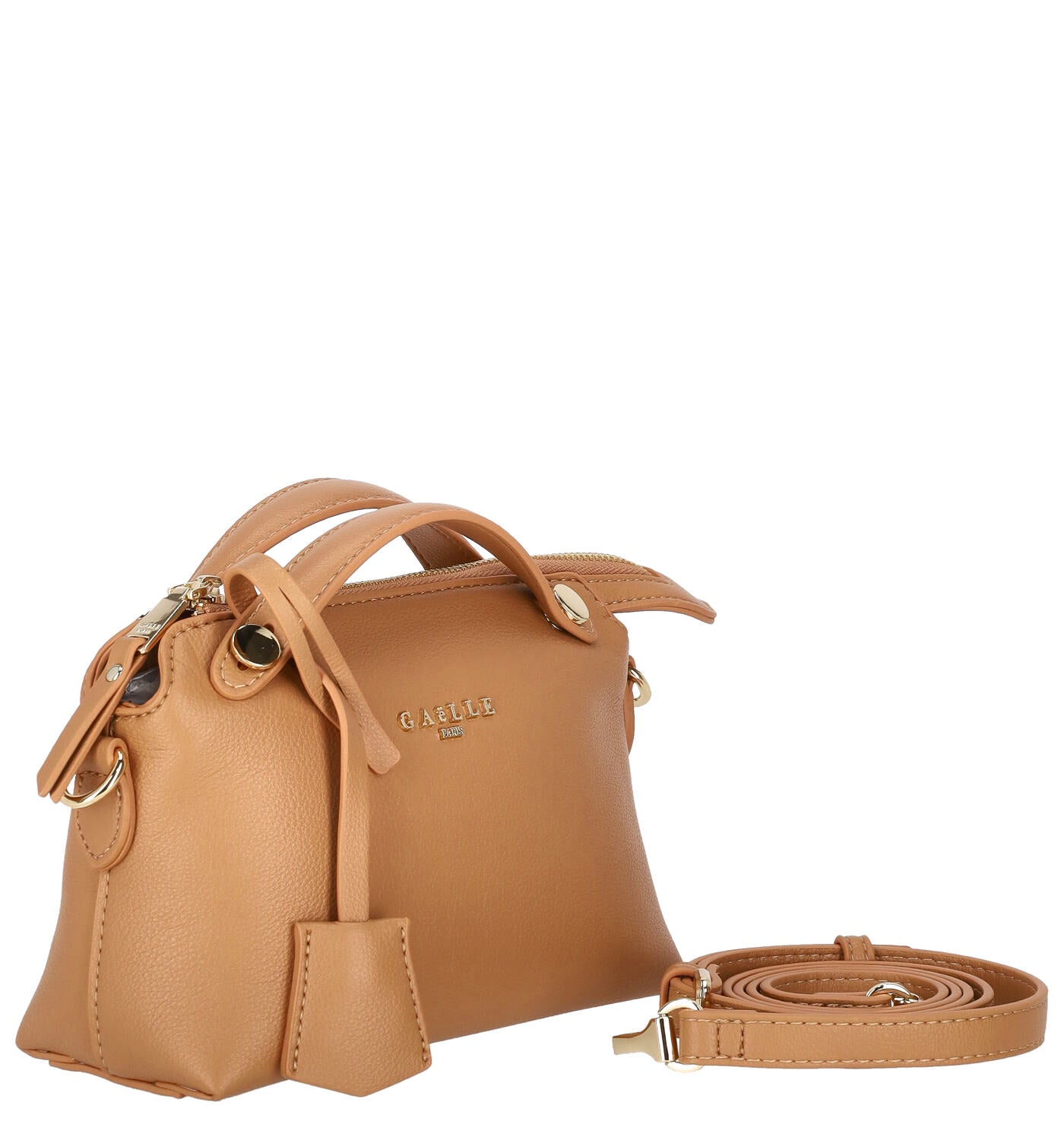 Borsa piccola con due manici e tracolla