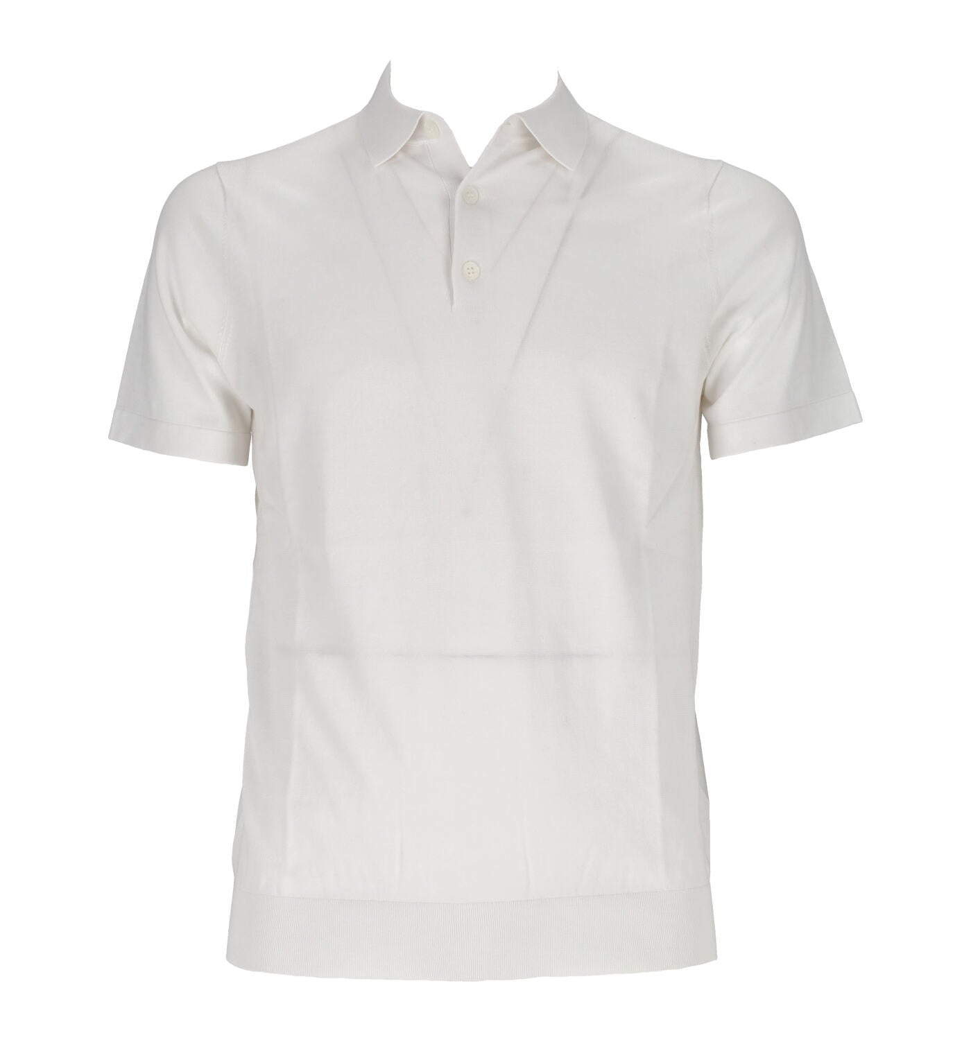 Polo mezza manica in cotone finezza 18