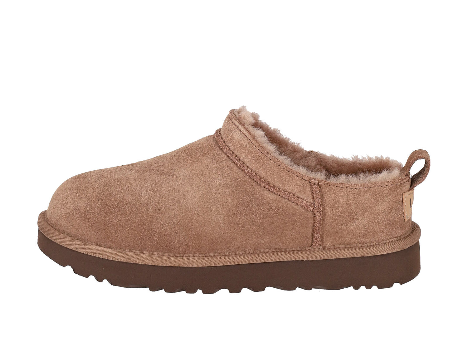 Ugg Classic Micro con taglio vivo in camoscio e suola in gomma