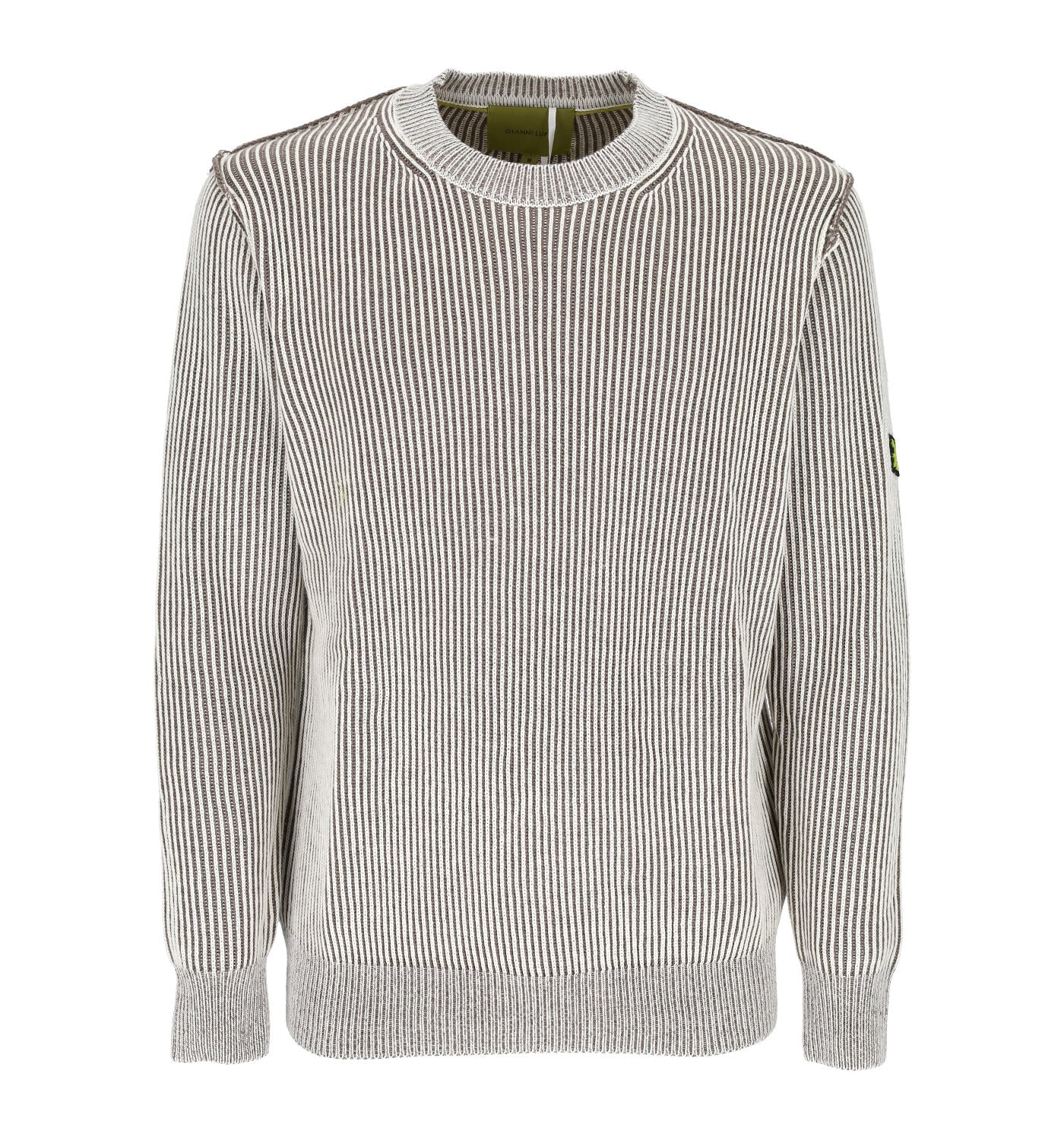 Maglione girocollo a coste