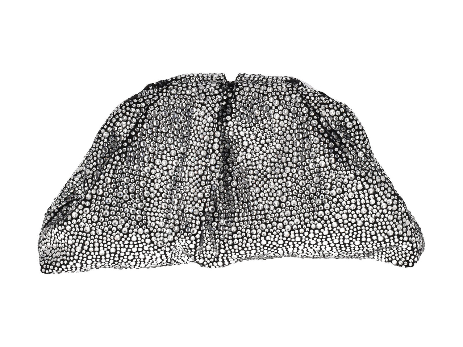 Clutch in velluto ricoperta di strass