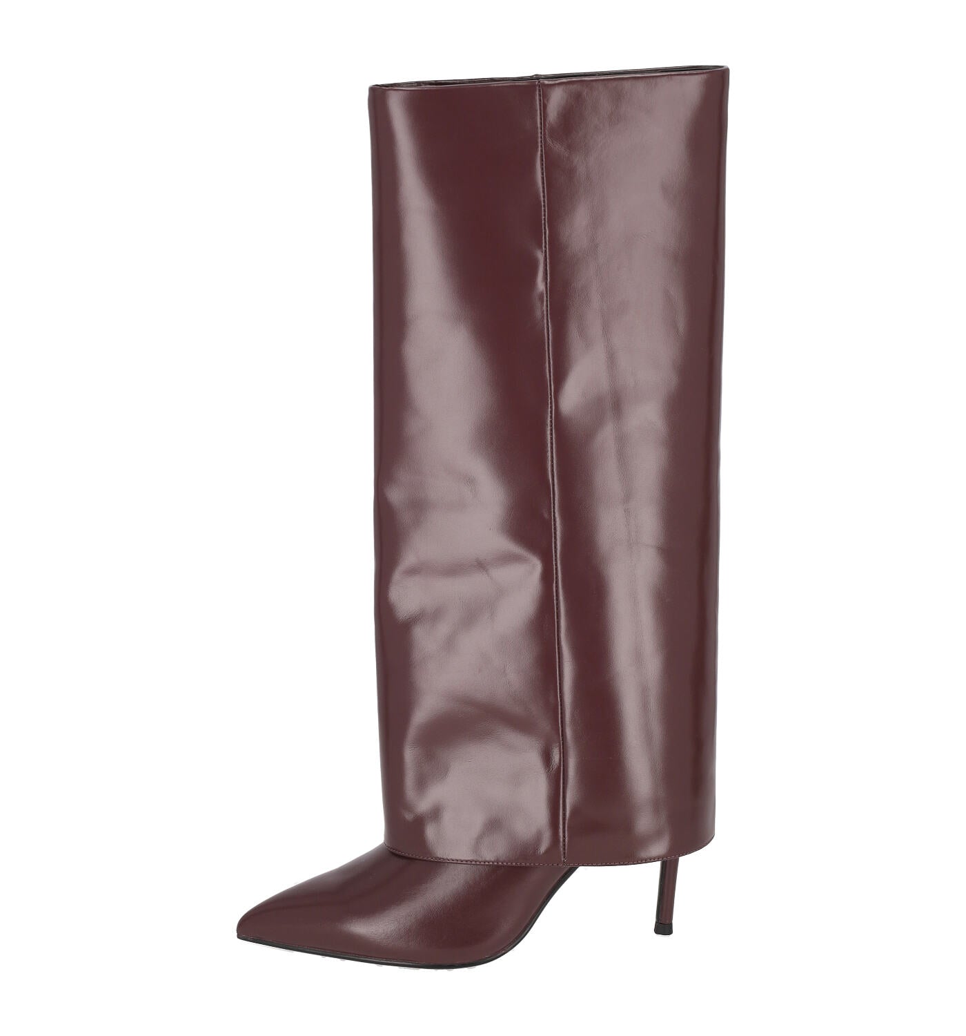 Stivale con risvolto , tacco sottile altezza 9 cm