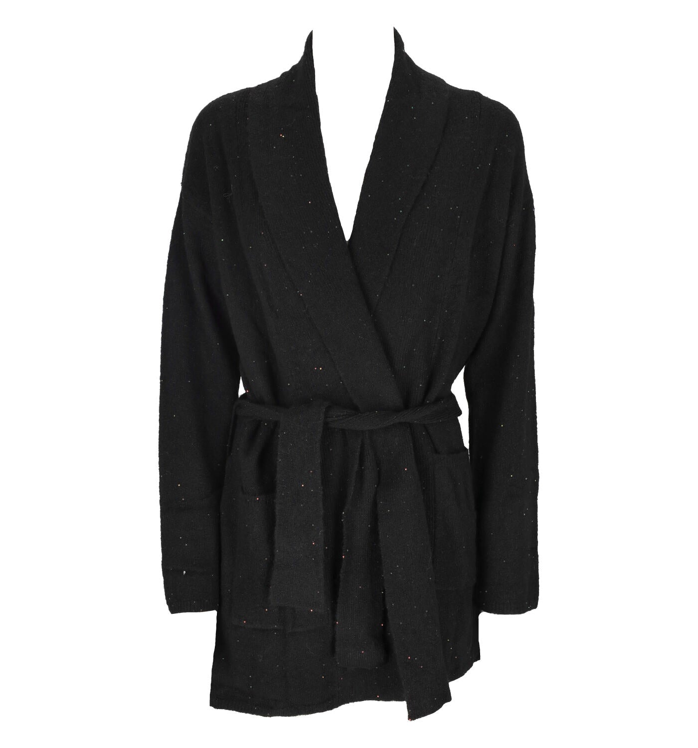 Cardigan a kimono con paillettes