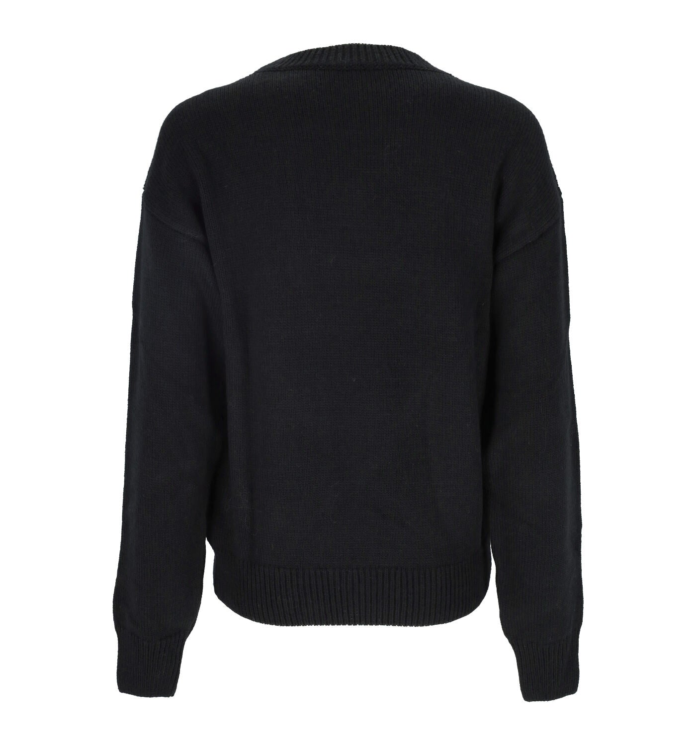 Maglione in lana con logo grande