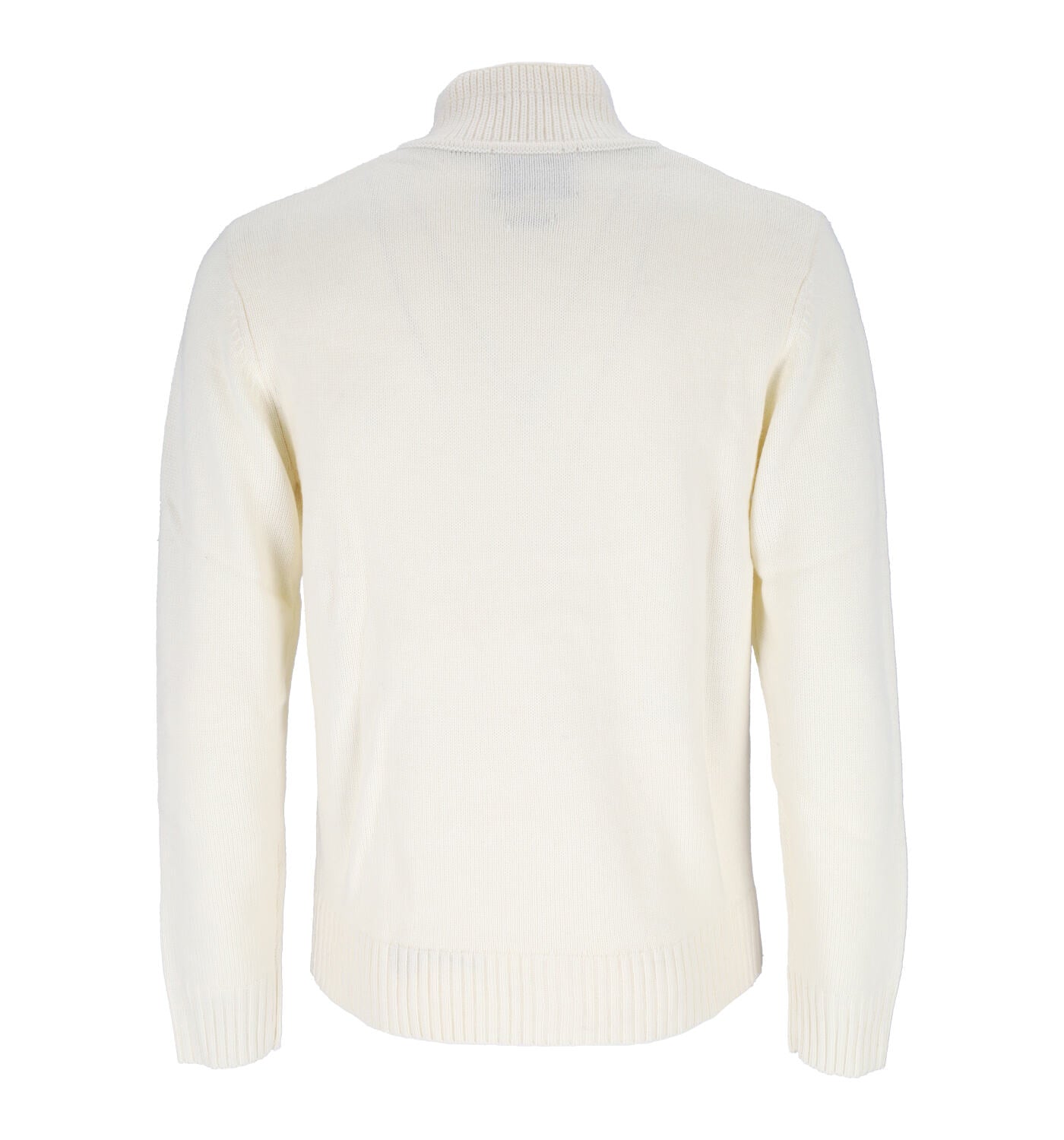 Cardigan collo alto con bottoni e zip