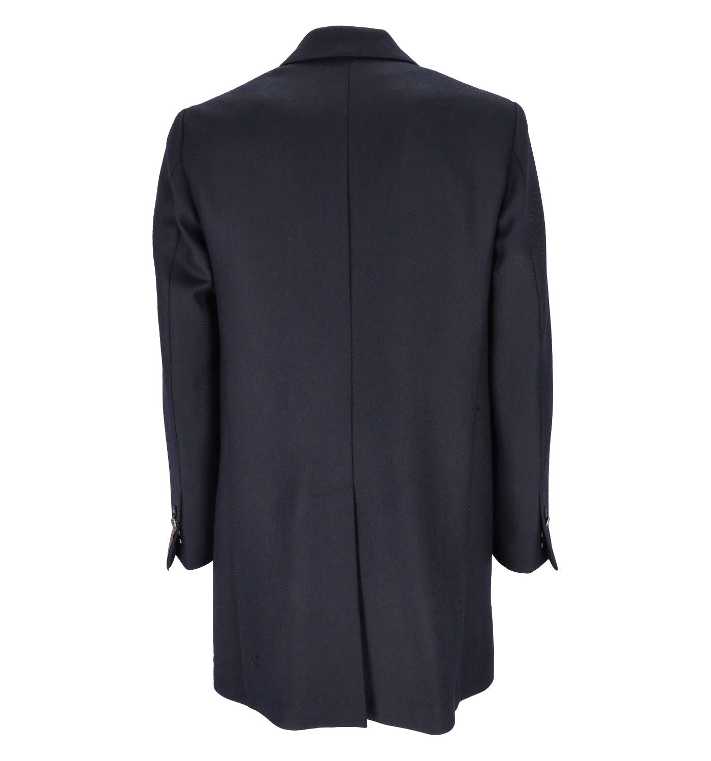 Cappotto in misto lana spigato