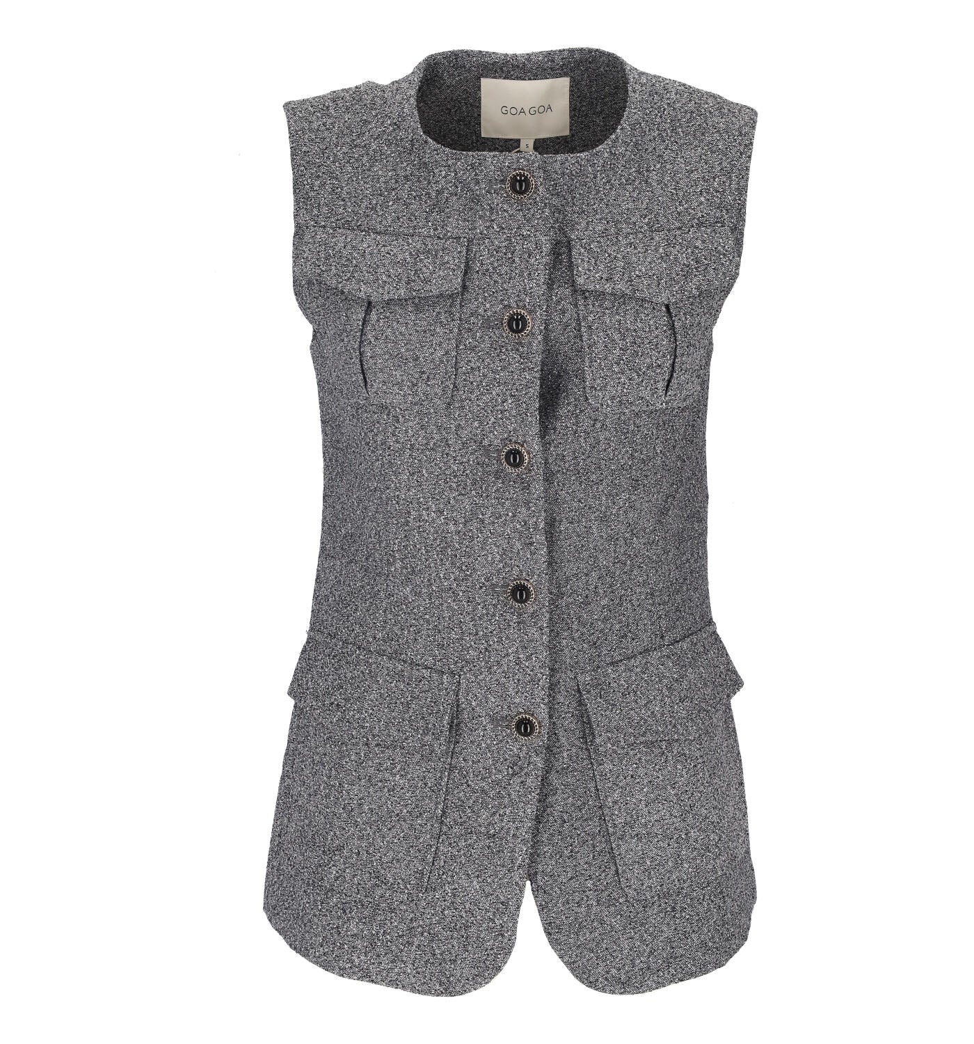 Gilet con bottoni
