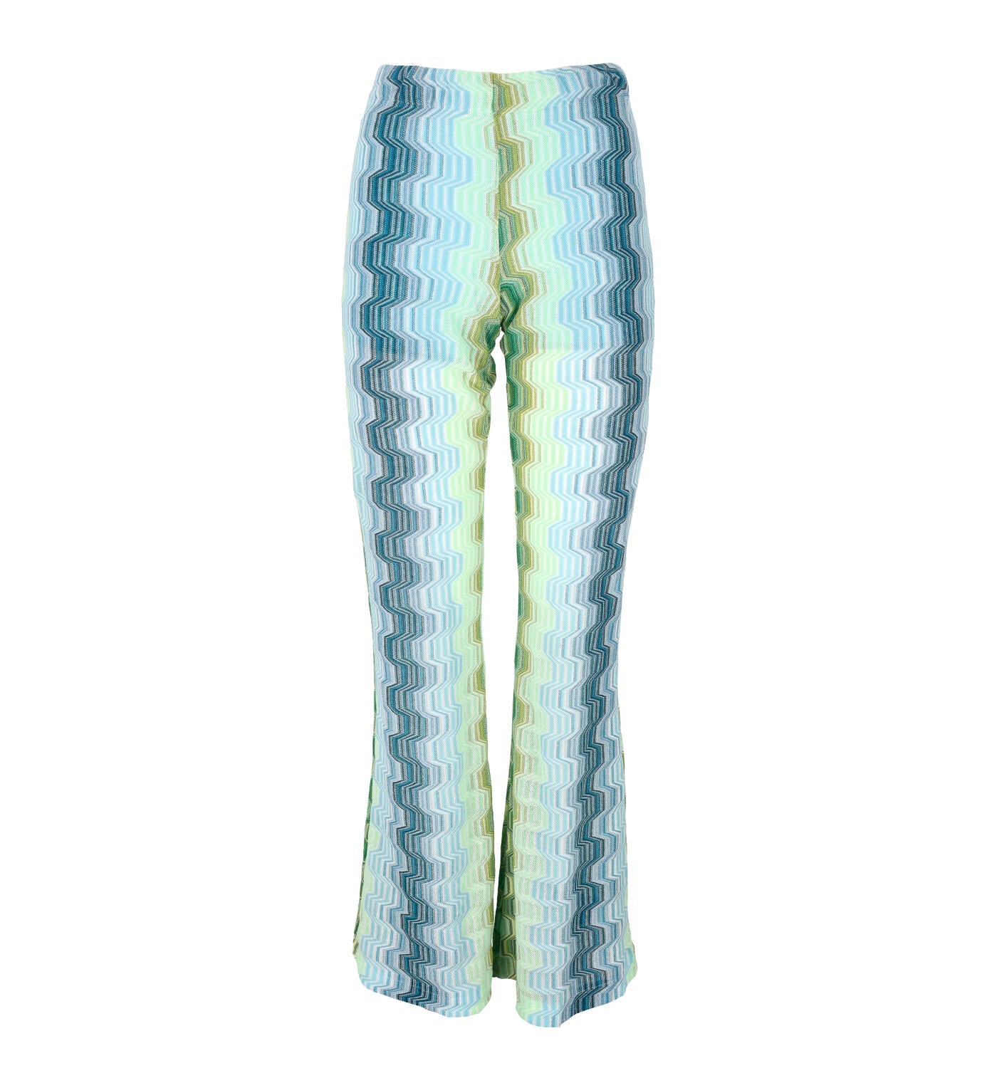 Pantalone zampa elastico vita