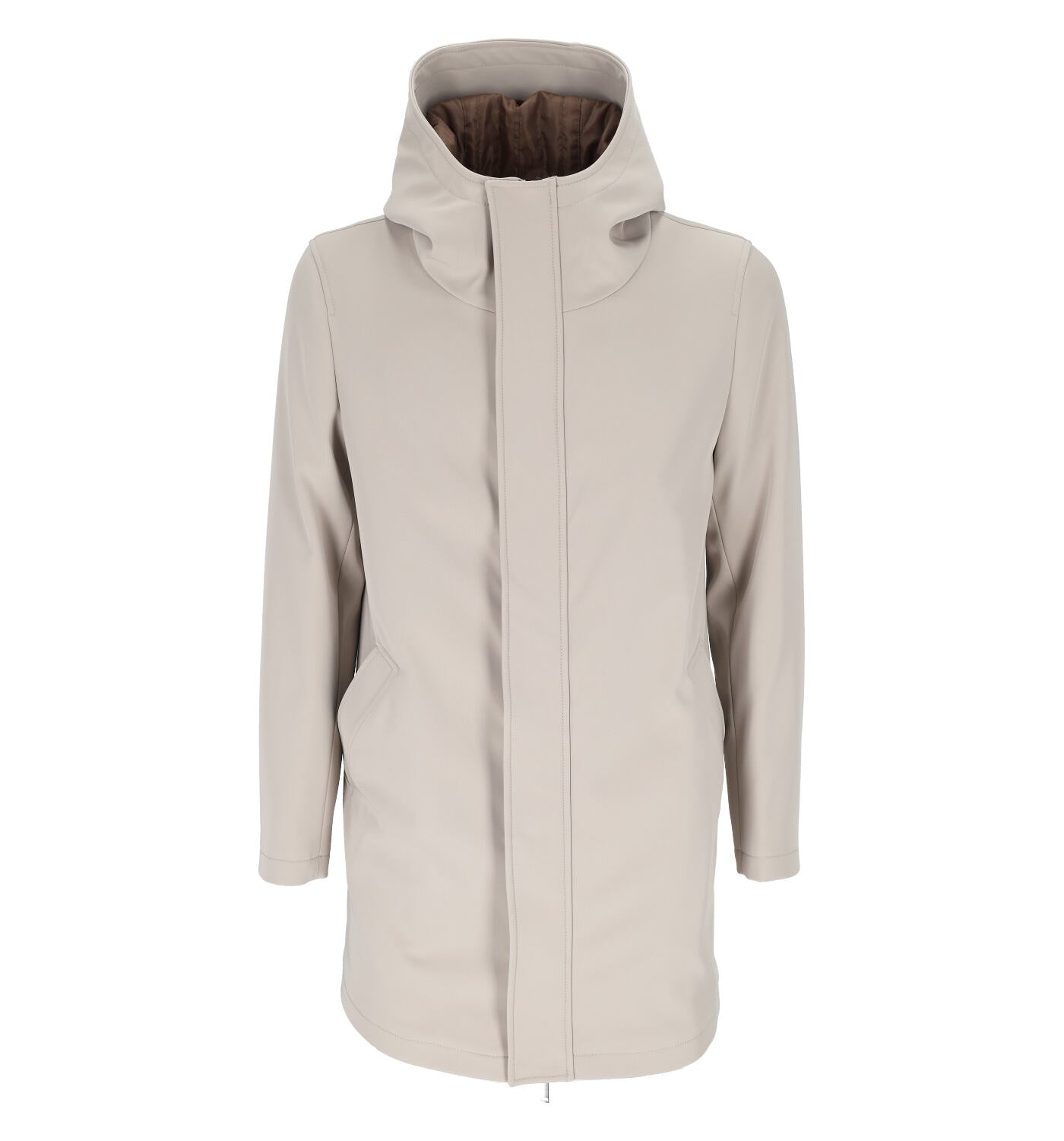 Giacca soprabito con cappuccio