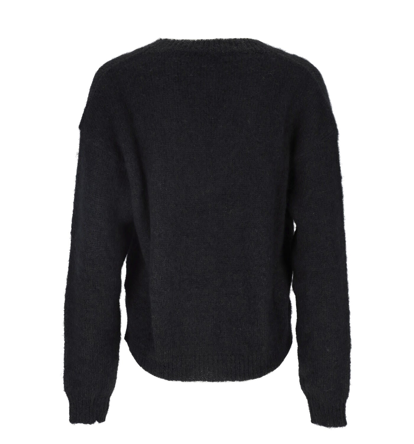 Cardigan con profilo bianco