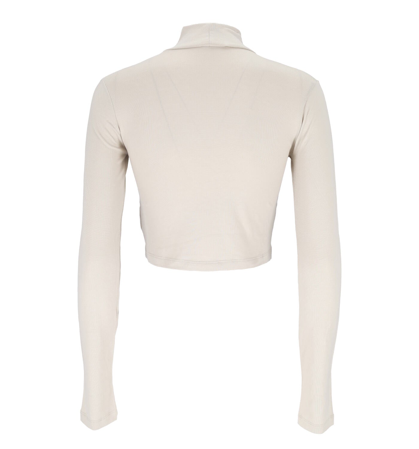 Maglia crop mezzo collo