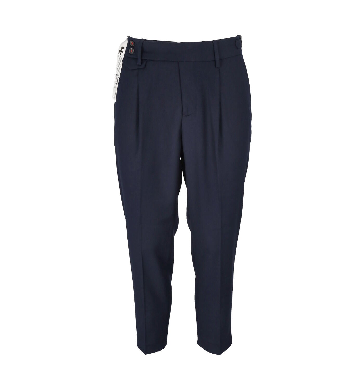 Pantalone tasca america con doppia pinces in lana