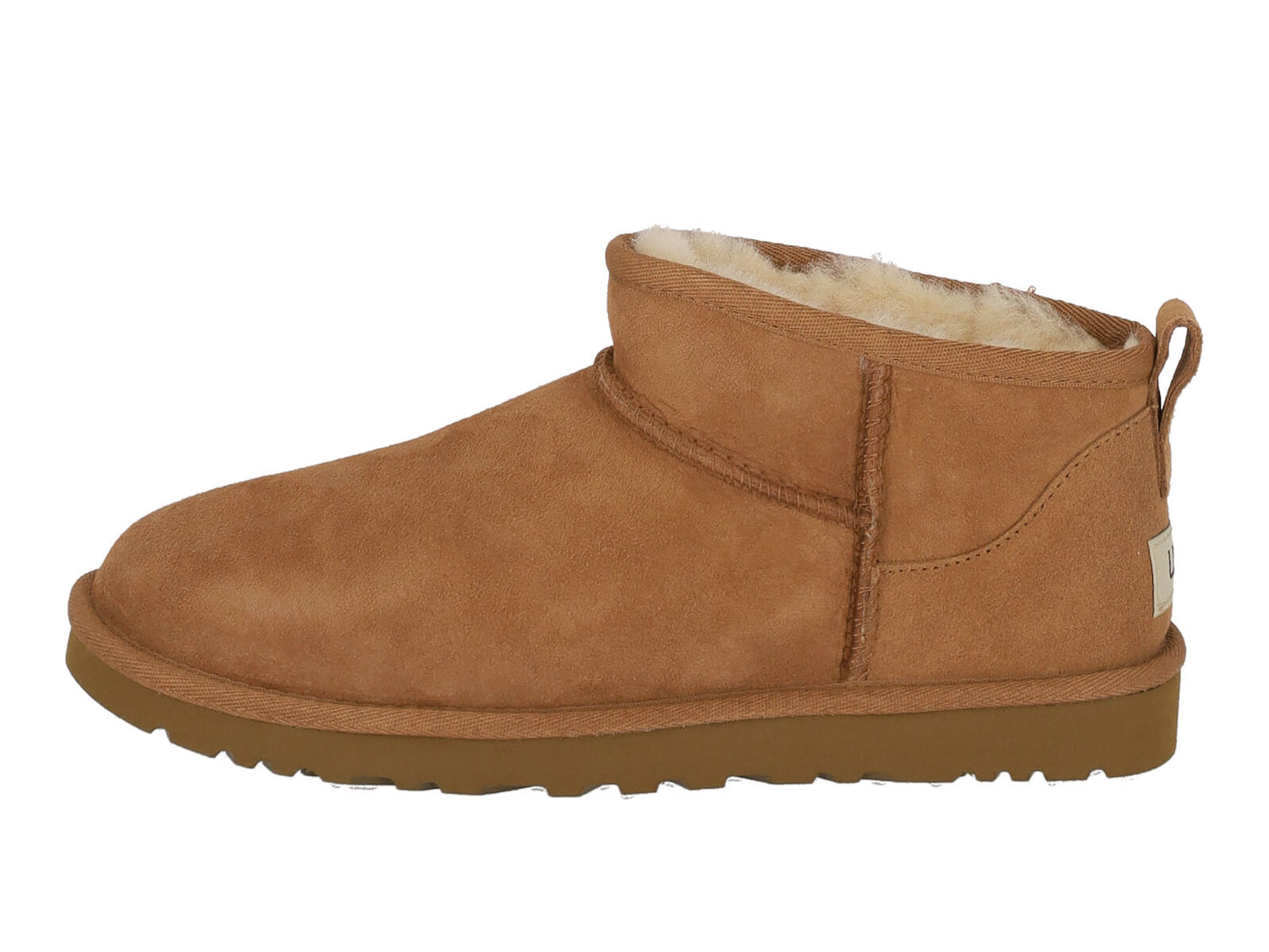Stivaletto in camoscio e montone