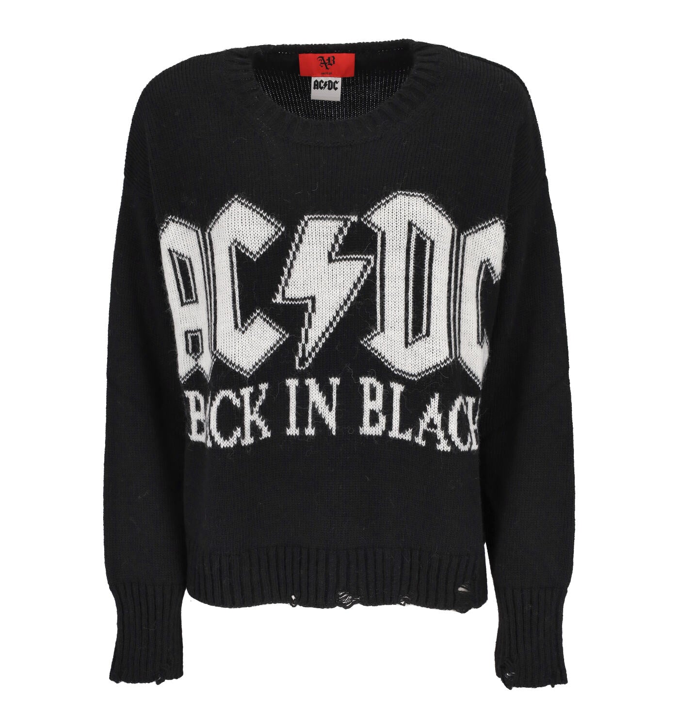 Maglioncino con scritta grande in lana