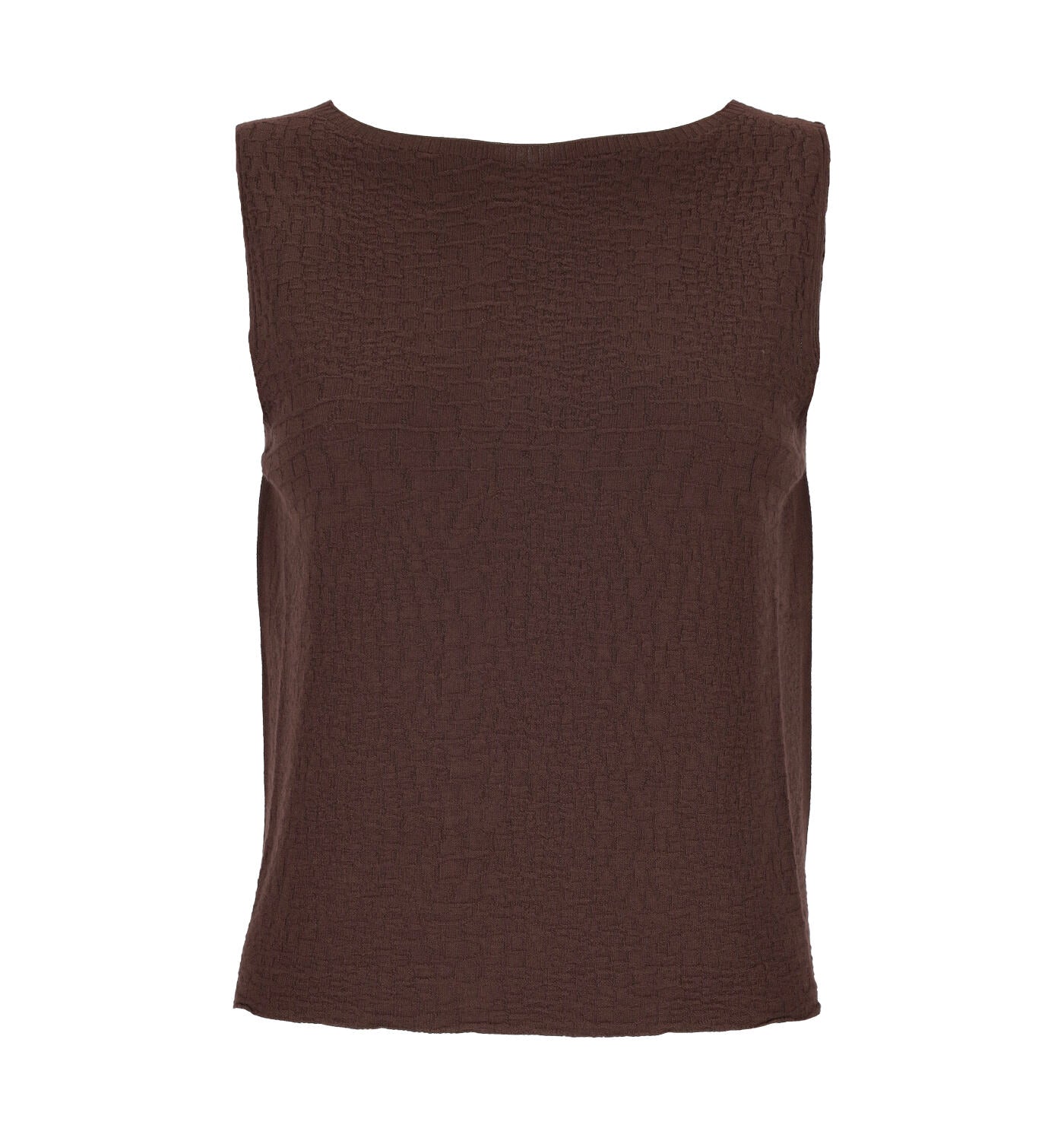 Maglia giromanica trama cocco