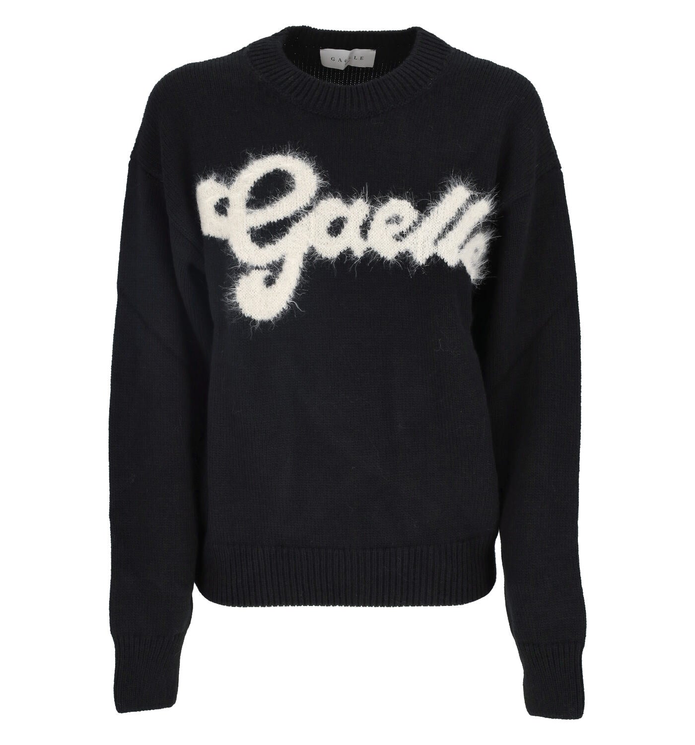 Maglione in lana con logo grande