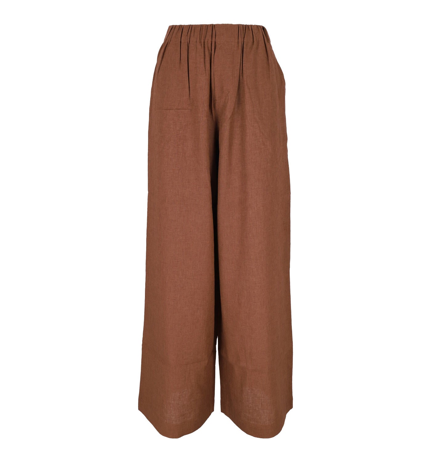 Pantalone a palazzo in lino