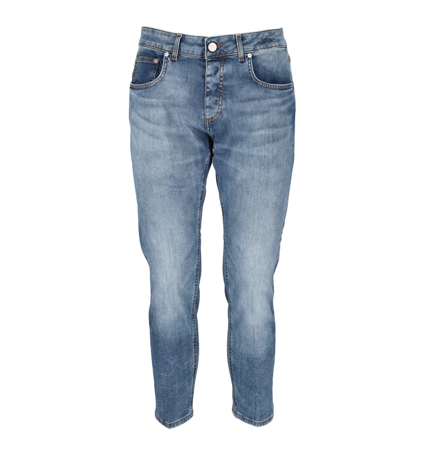 Jeans cinque tasche DAVIS SHORTER lavaggio chiaro