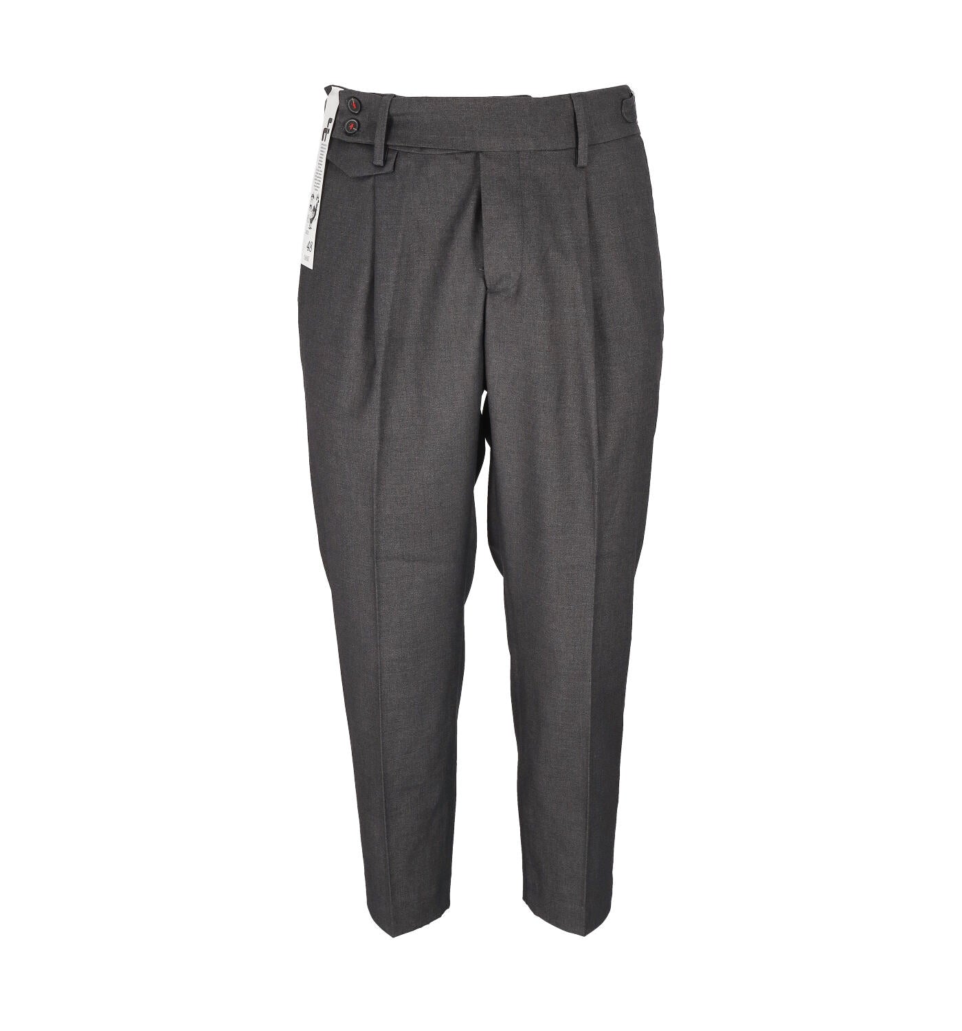 Pantalone tasca america con doppia pinces in lana