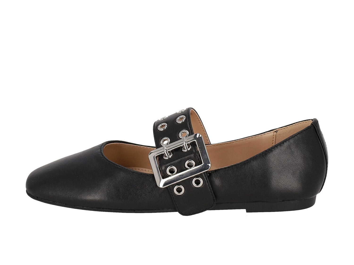 Ballerina con cinturino con borchie regolabile