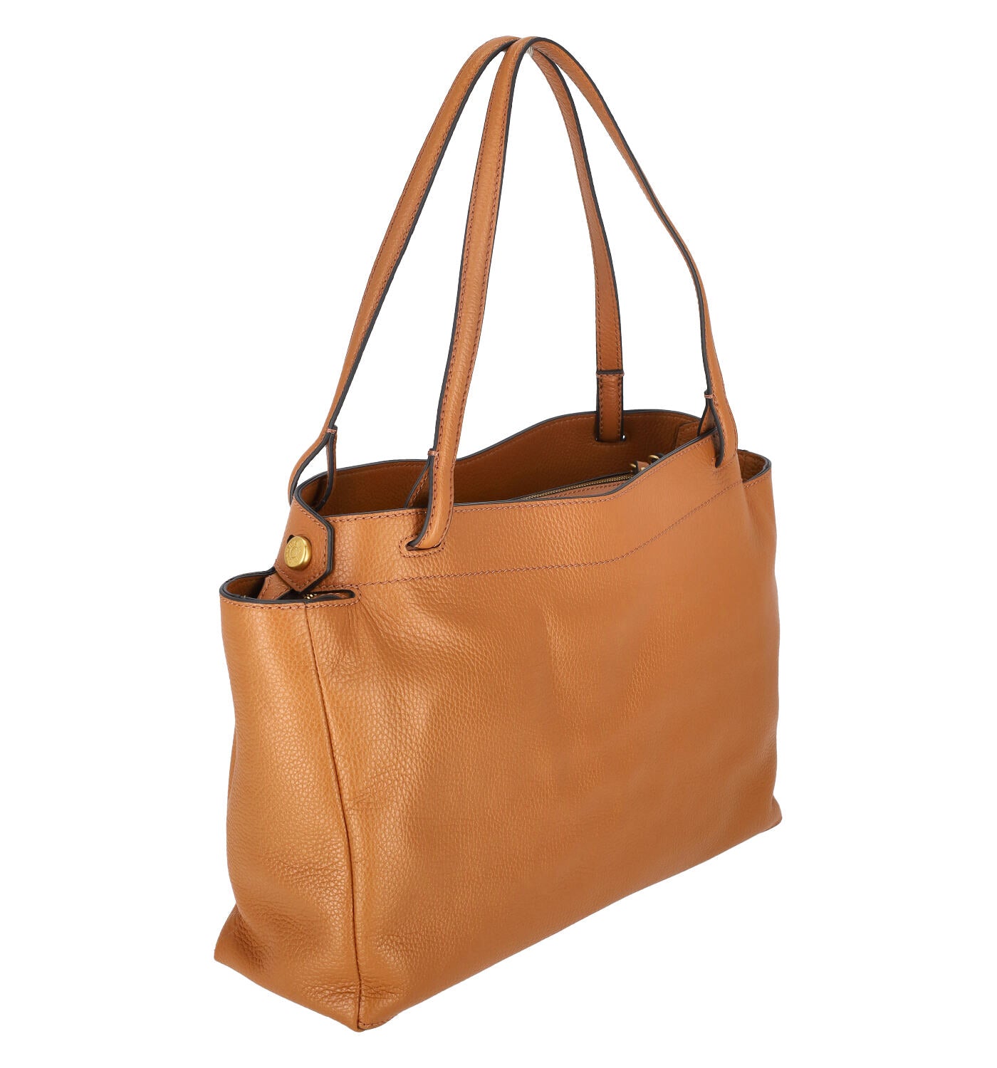 Borsa shopping con chiusura a zip