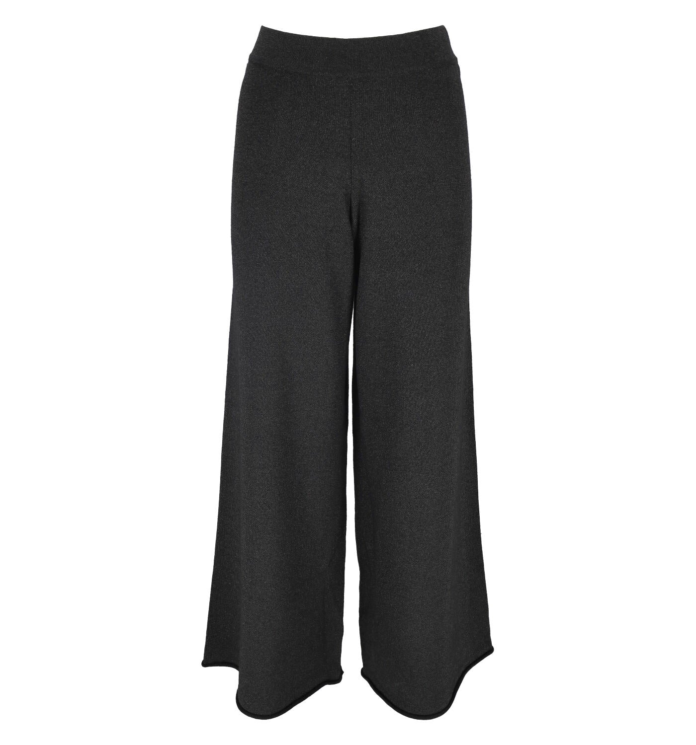 Pantalone a palazzo in tessuto lurex