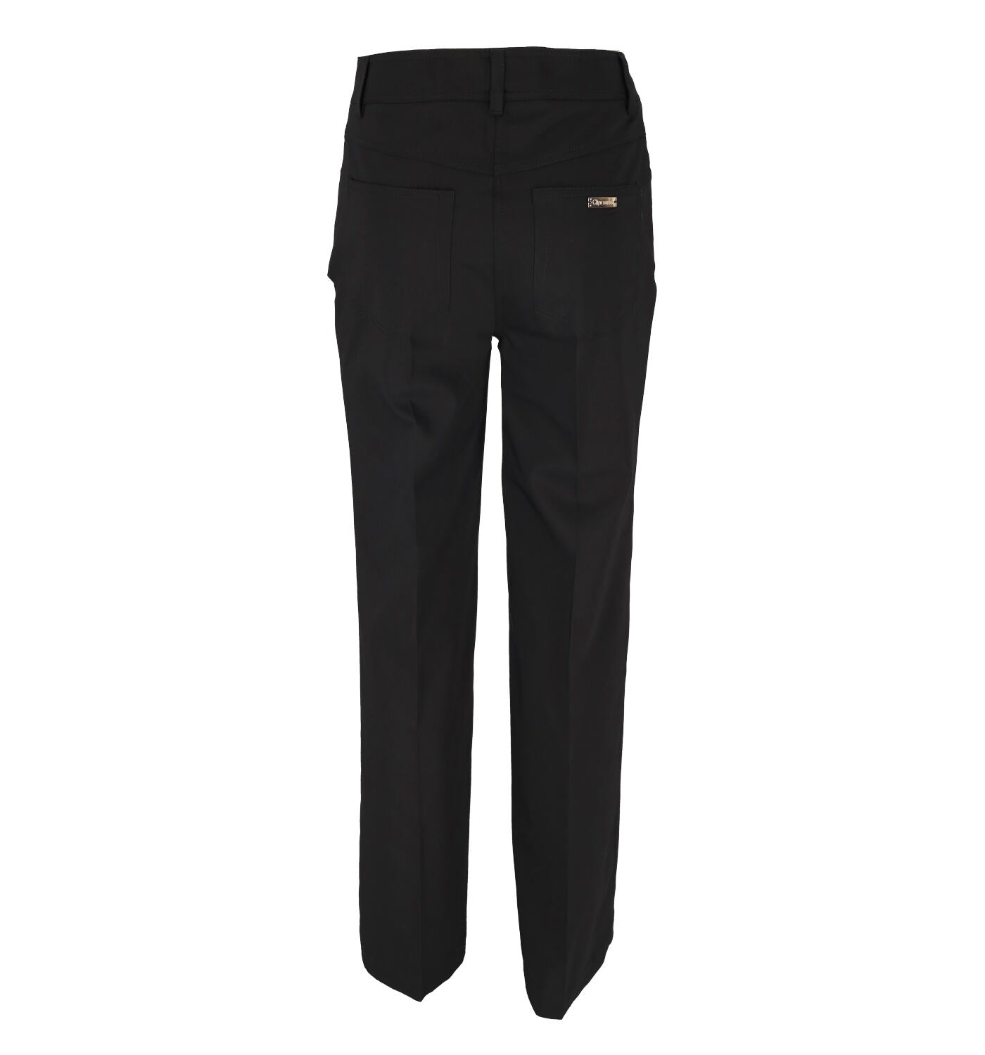 Pantalone a palazzo cinque tasche in cotone