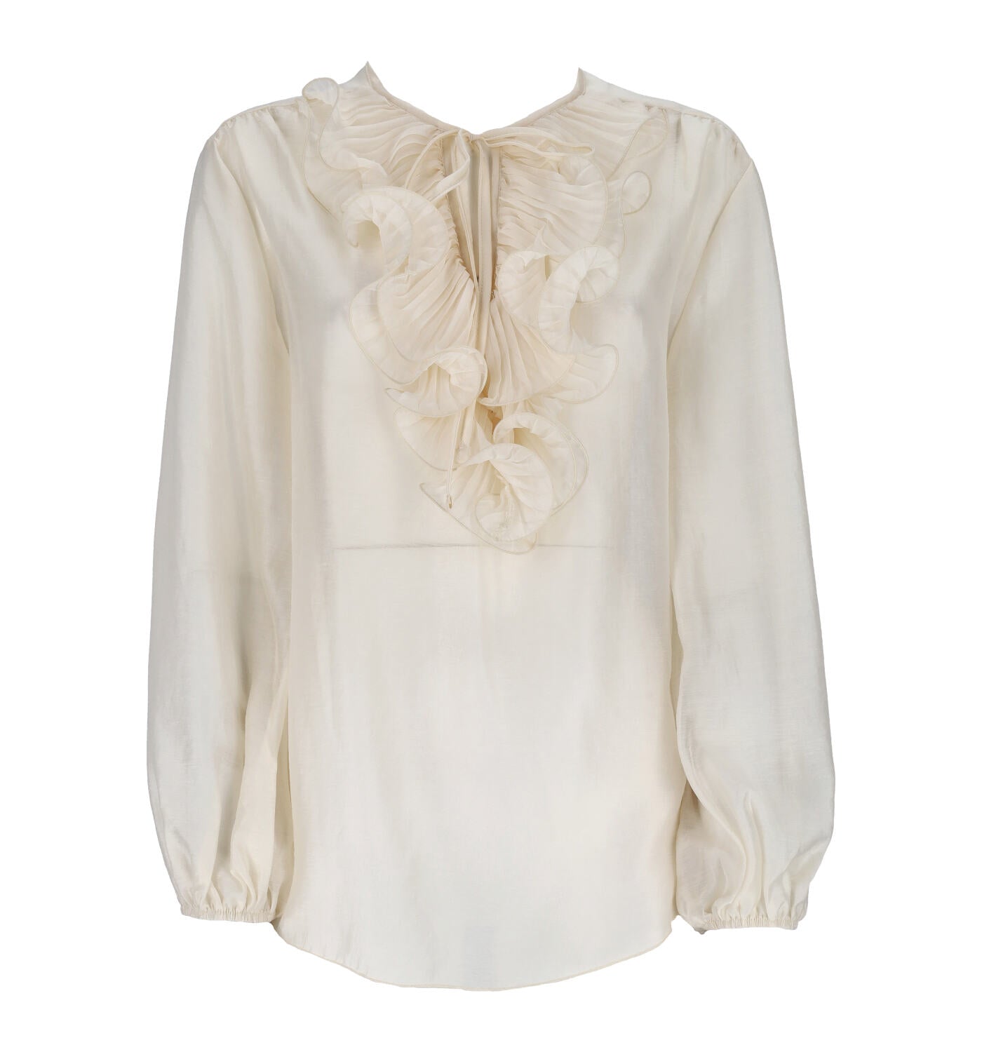 Camicia con rouches