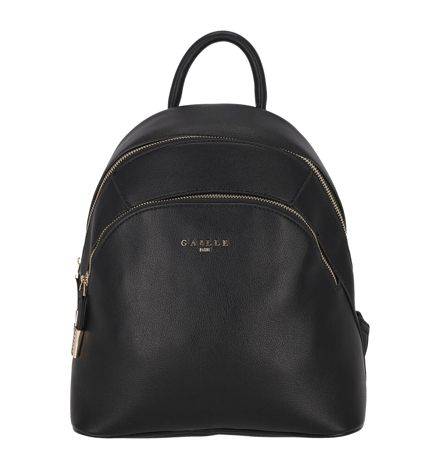 Zaino con doppia zip e spallacci regolabili.