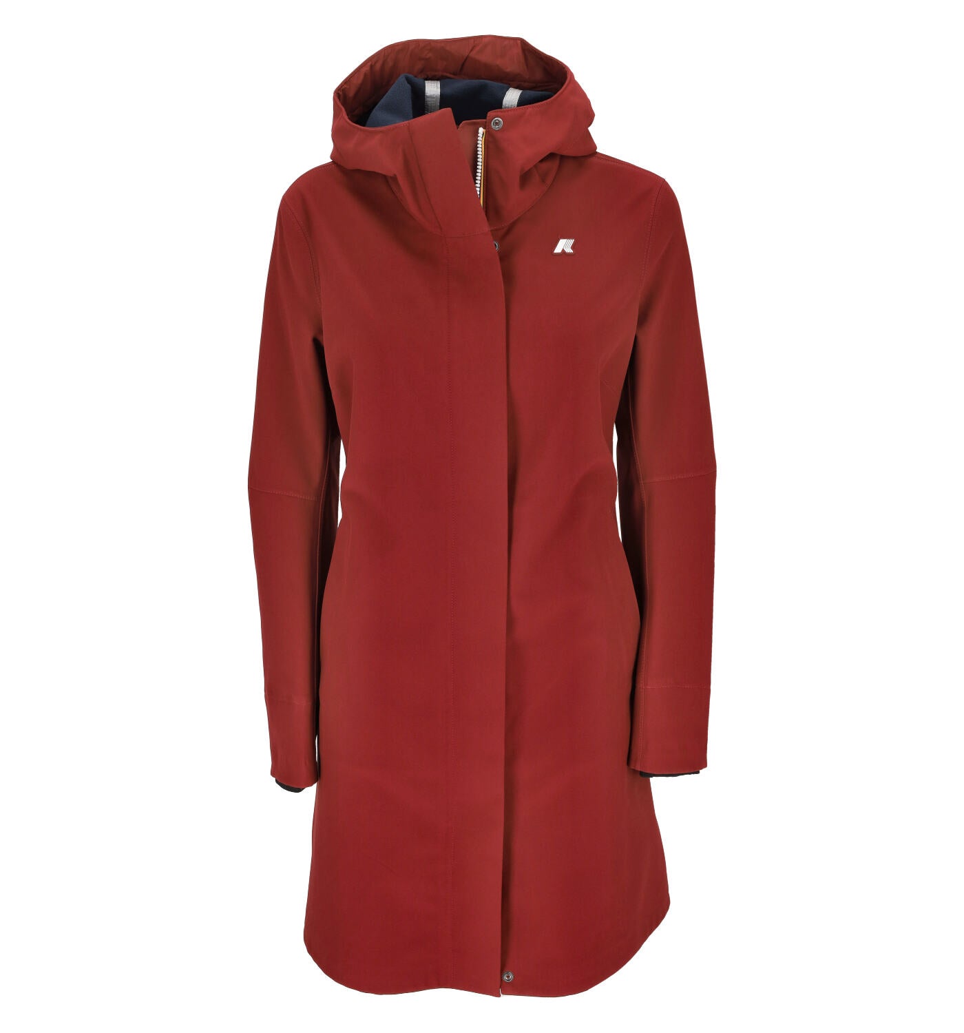 Giacca lunga con cappuccio