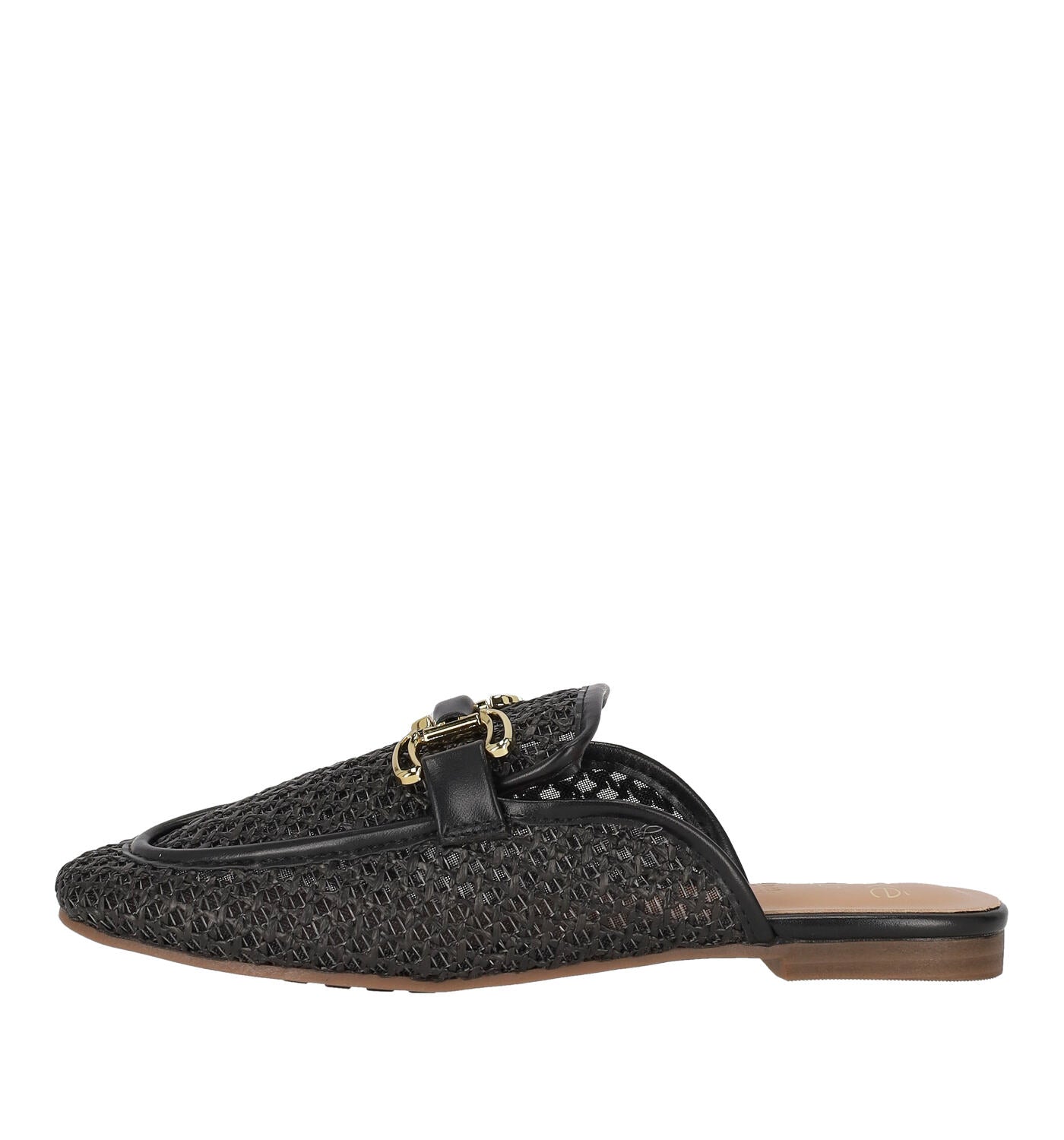 Sabot in rafia con morsetto