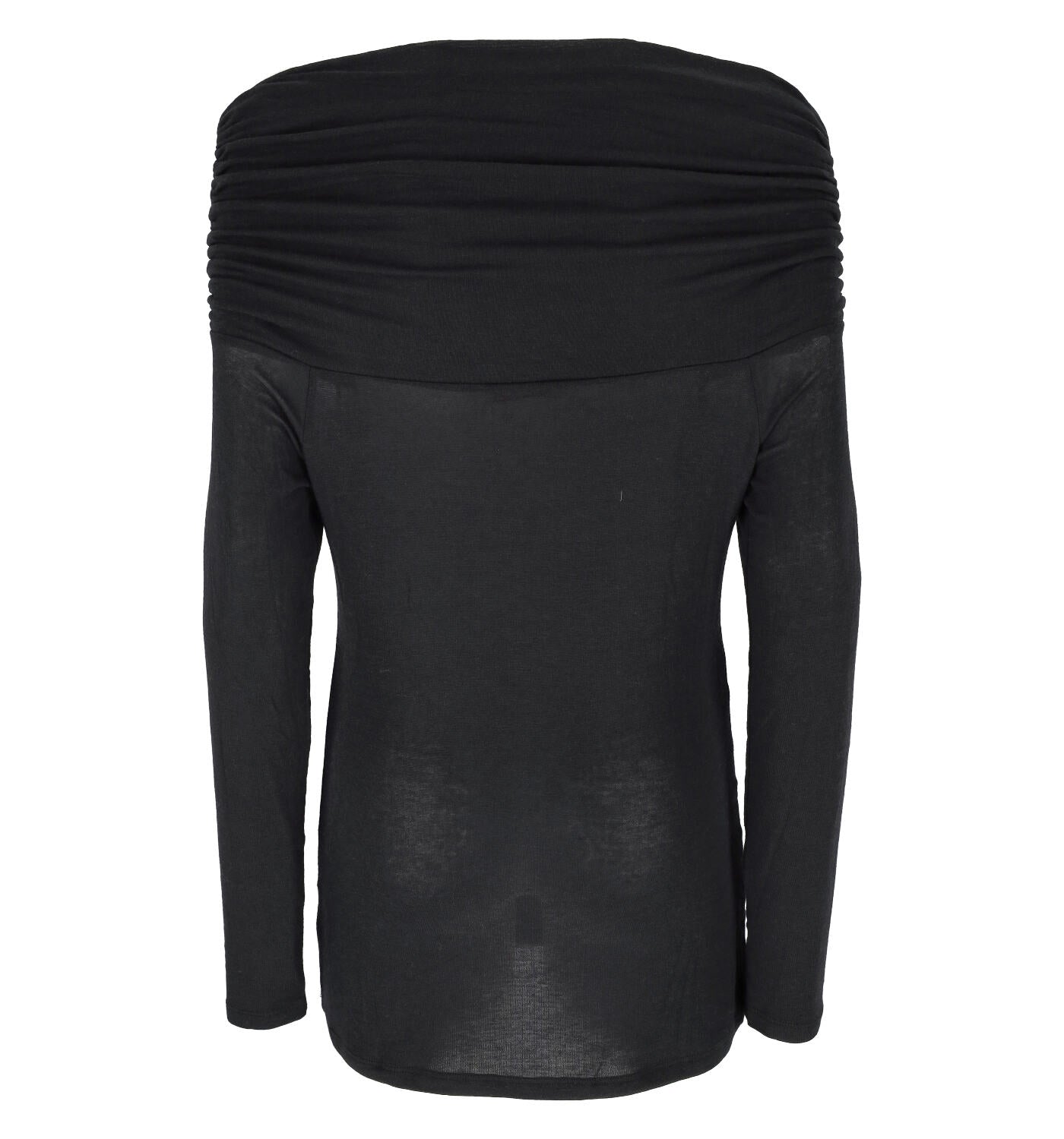 Maglia sotto giacca con scollatura a barca maniche lunghe