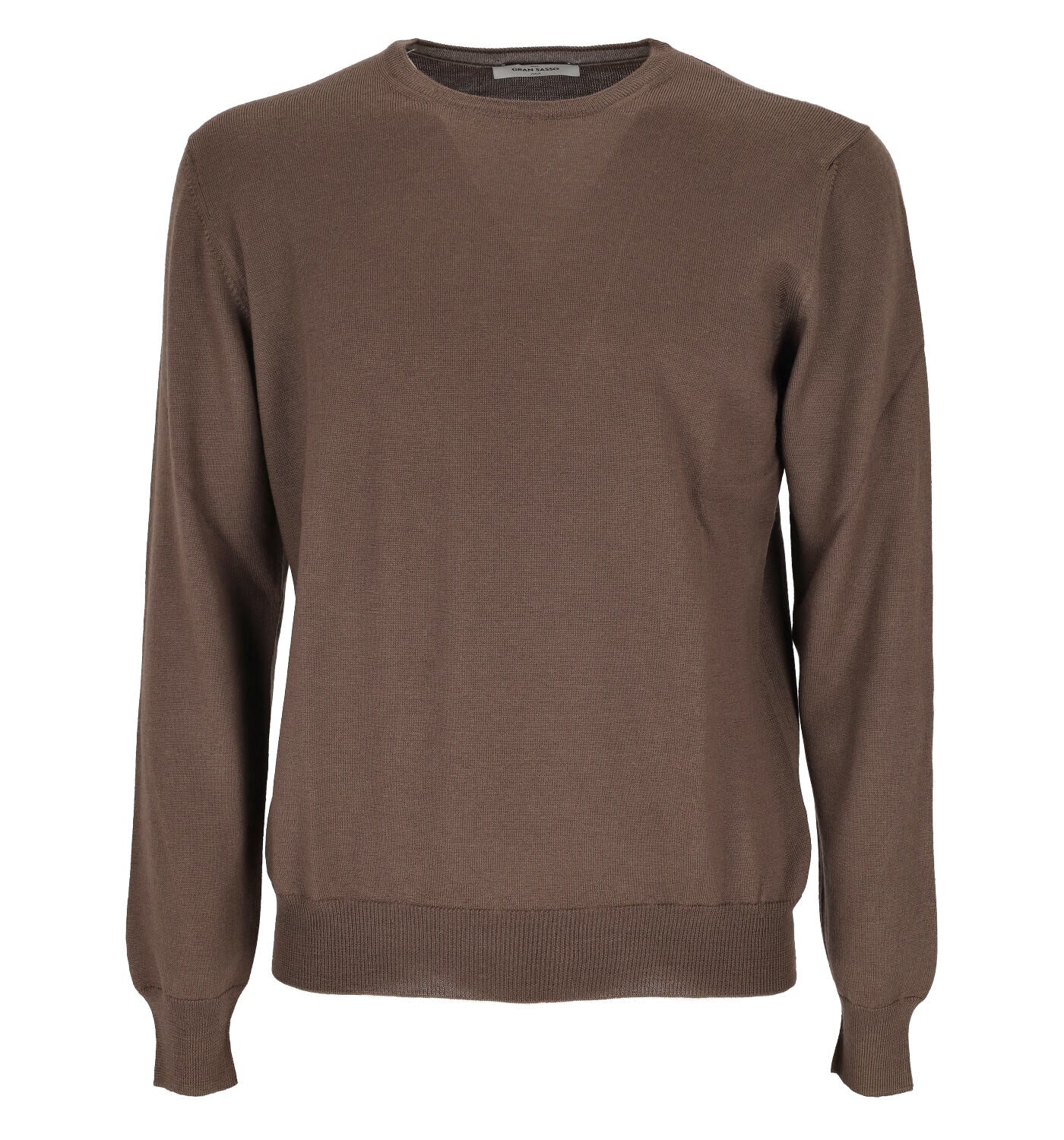 Maglioncino girocollo in lana merinos