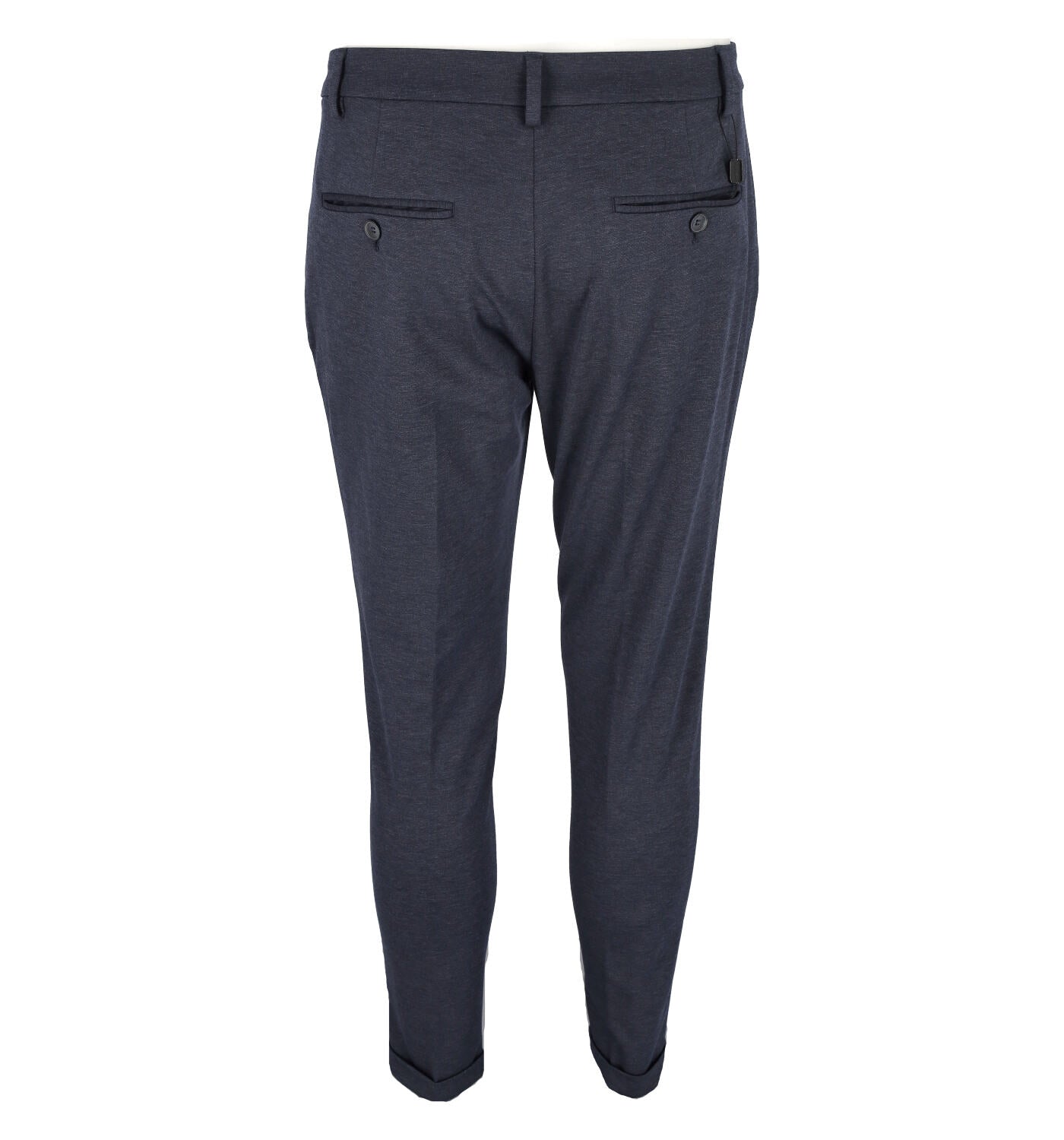 Pantalone con risvolto in punto milano