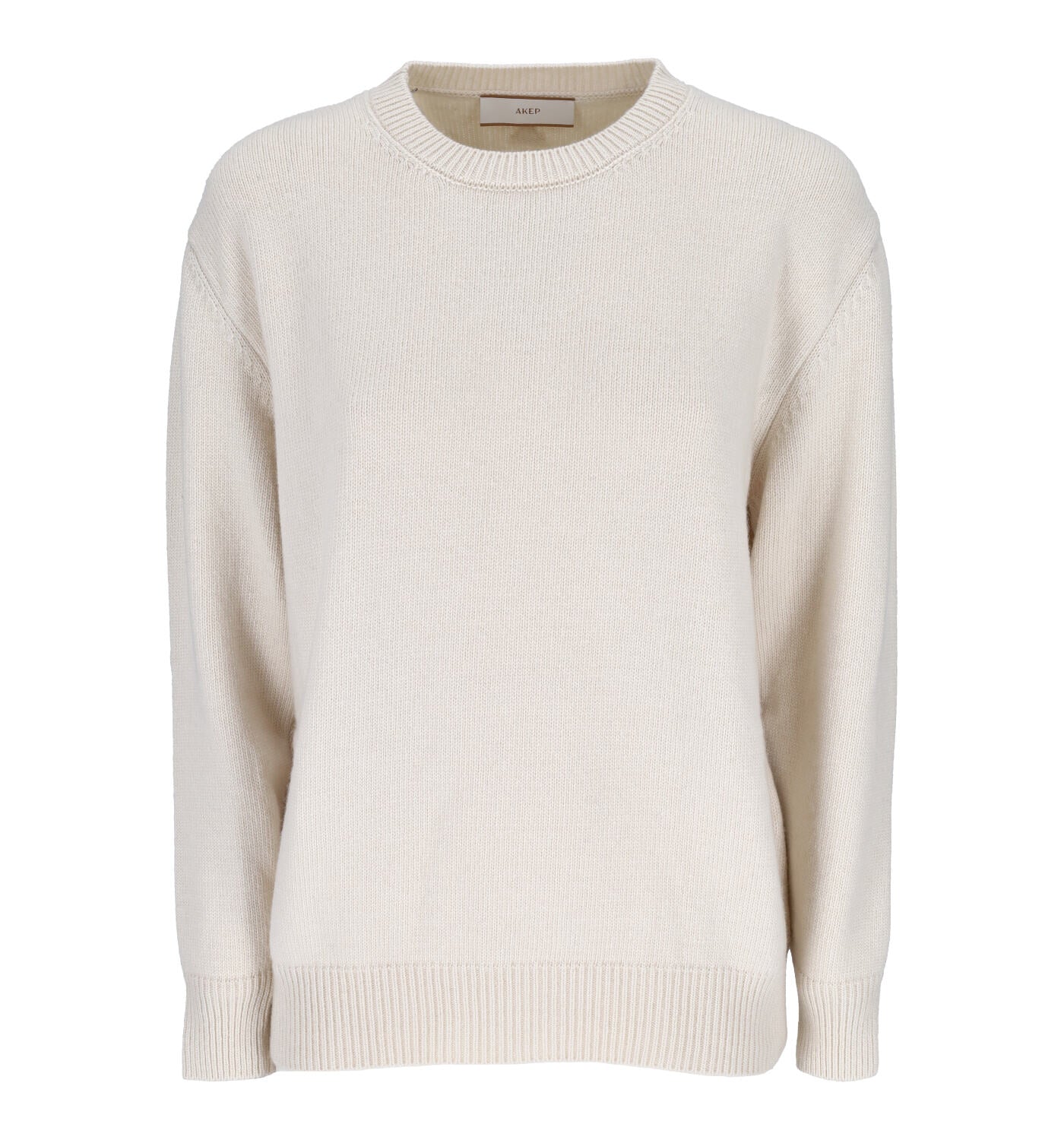 Maglia in lana con frange sul retro