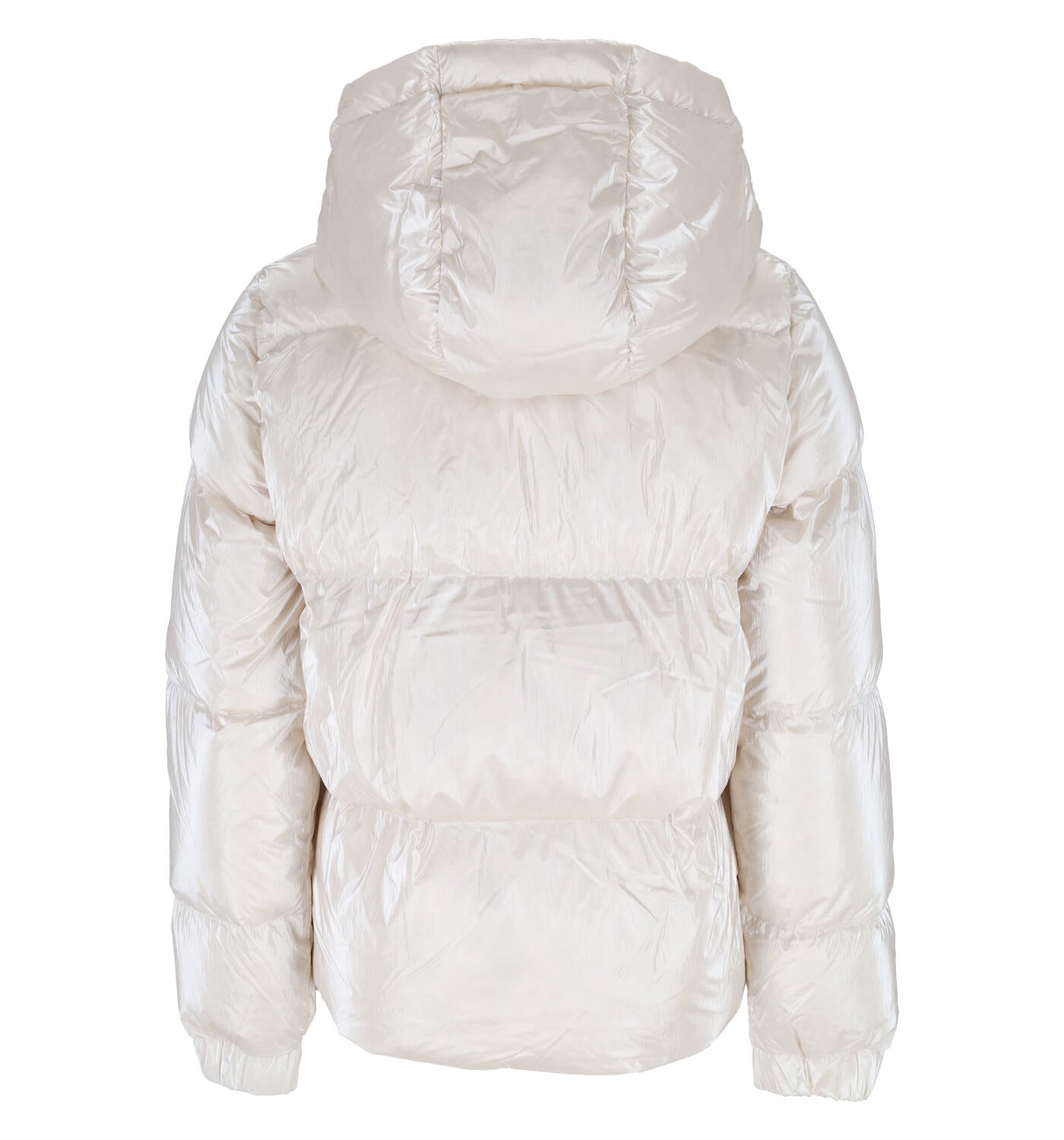 Piumino corto con cappuccio