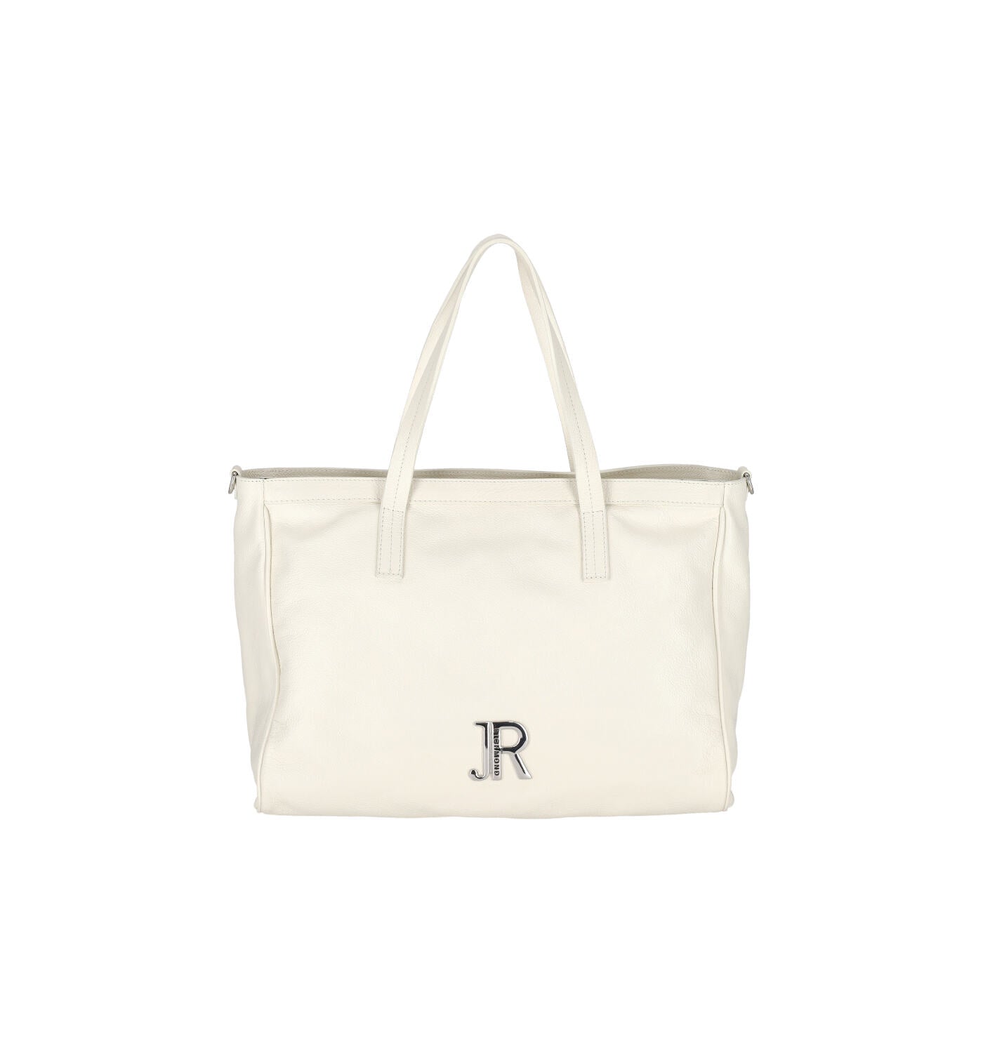 Borsa shopping con chiusura a zip e tracolla regolabile