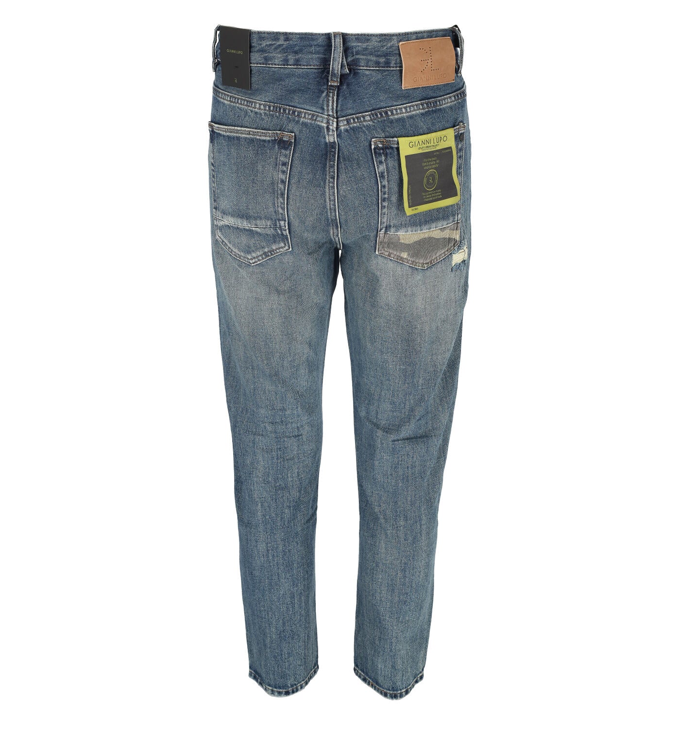 Jeans slim fit con patch
