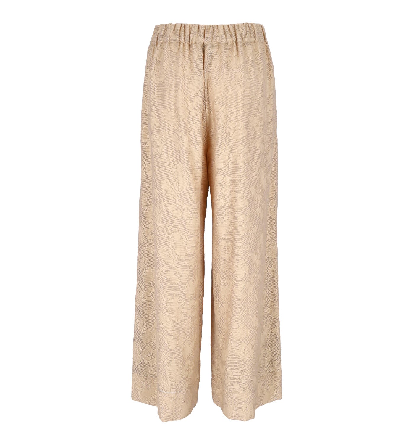 Pantalone a palazzo con elastico in vita