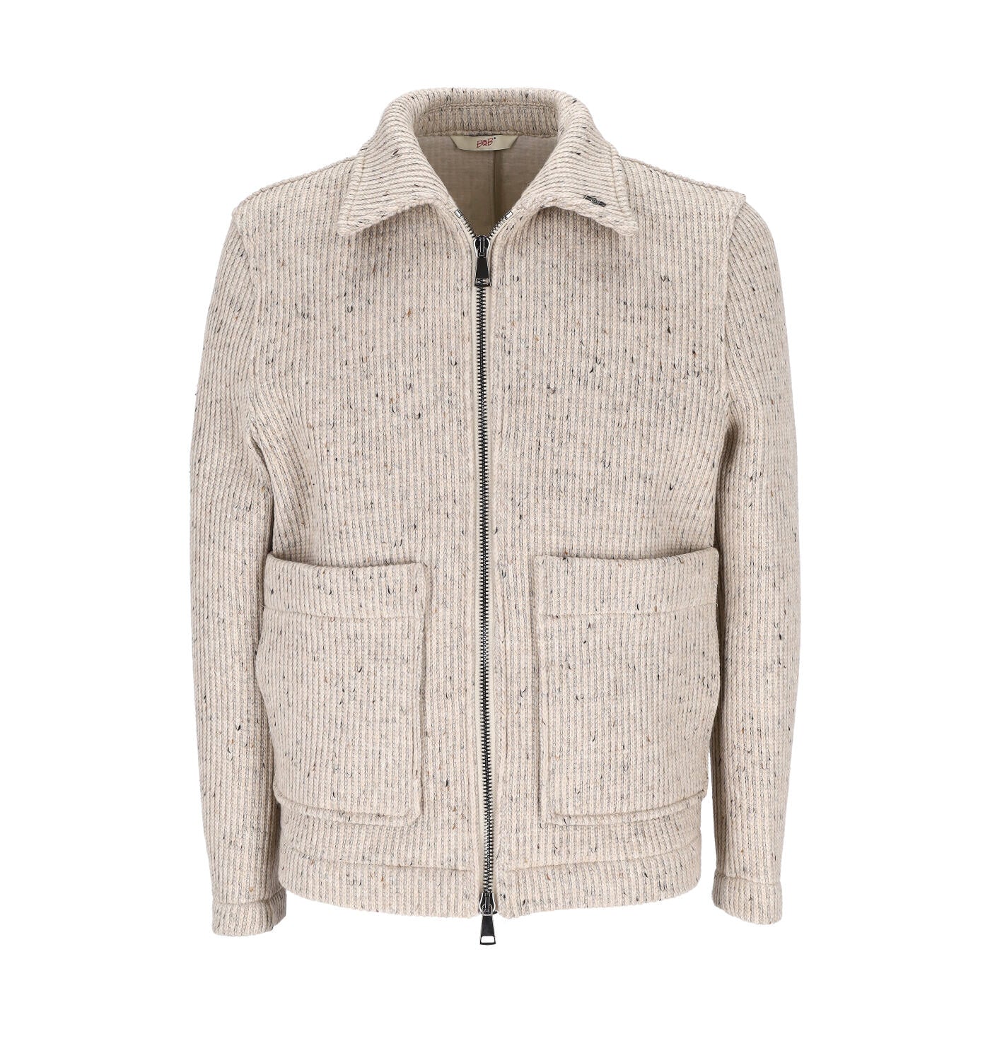 Giacca con zip e tasconi sul davanti