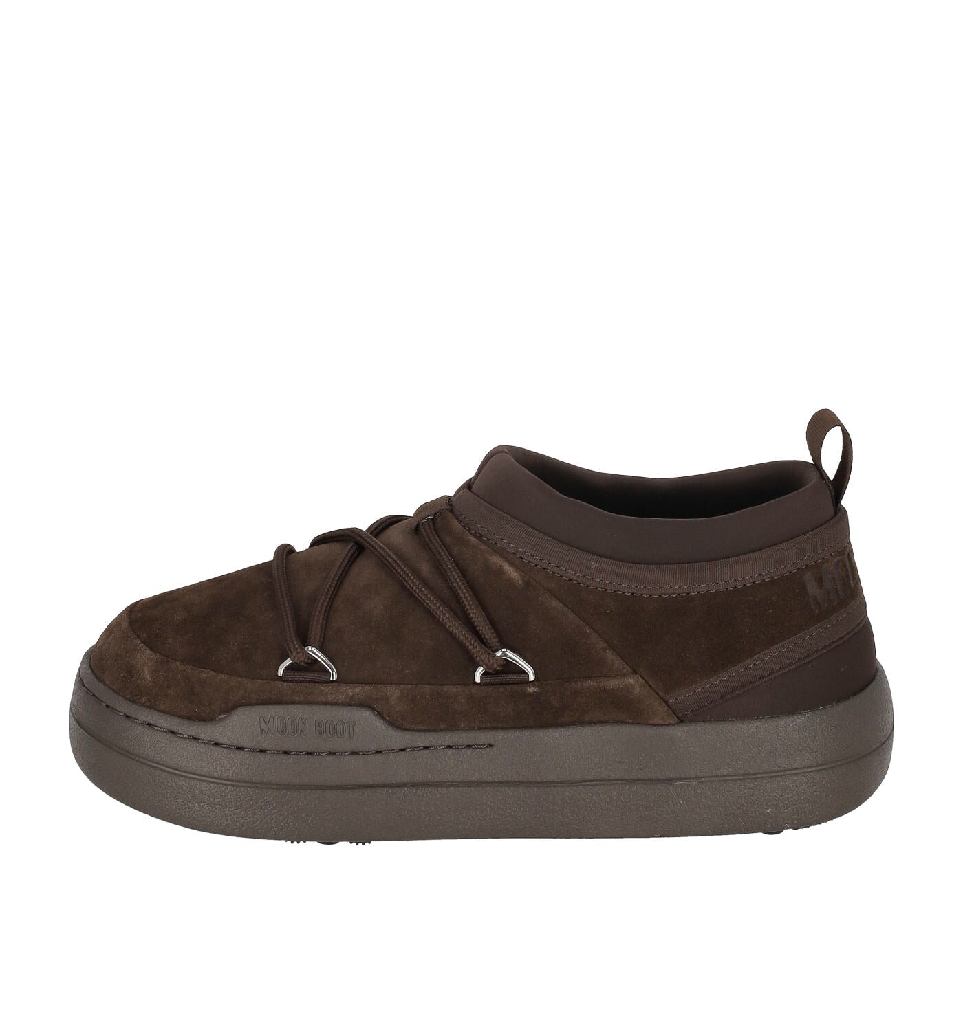 Park sneaker icon in camoscio con lacci