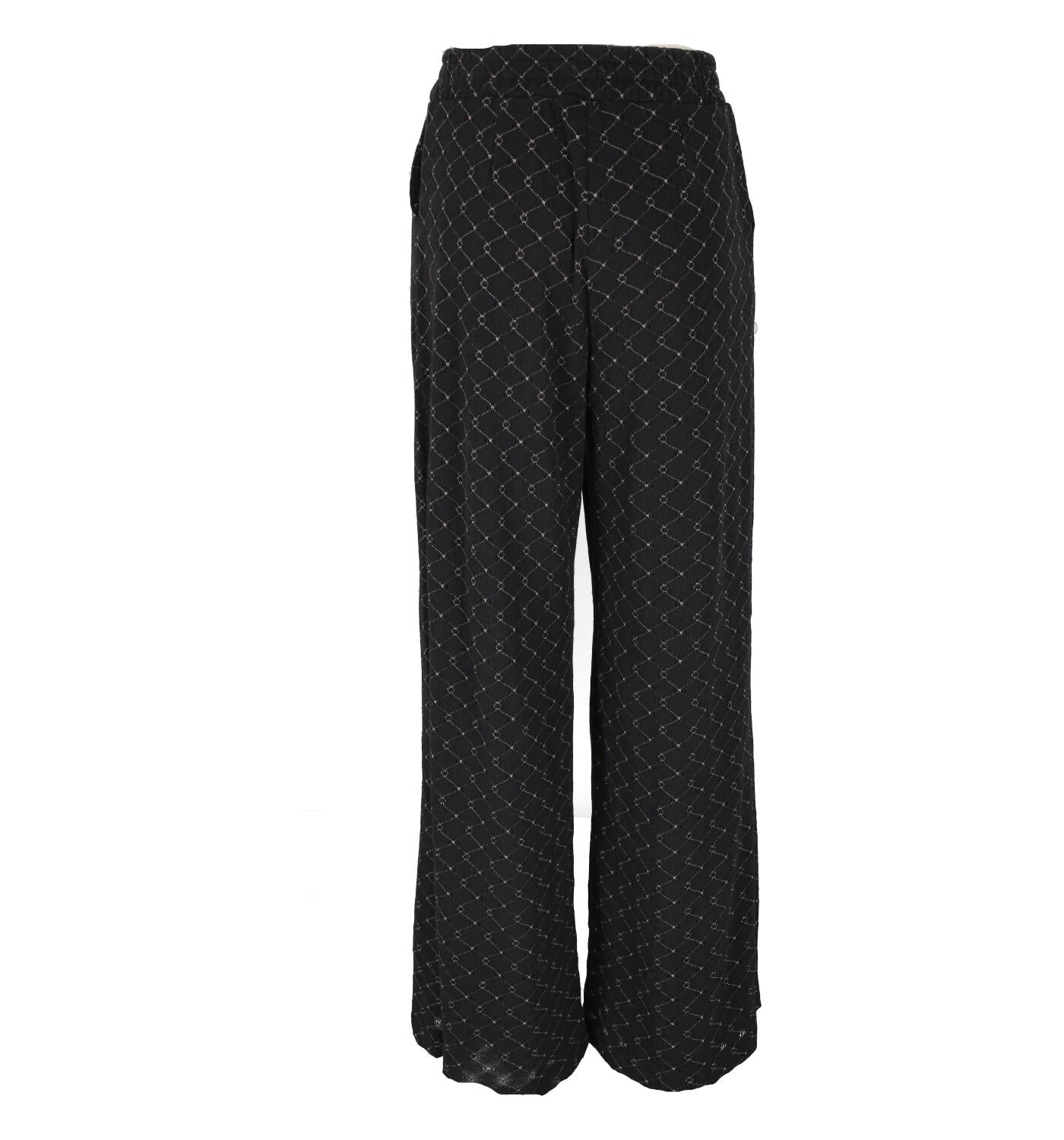 Pantalone palazzo in tesuto lurex