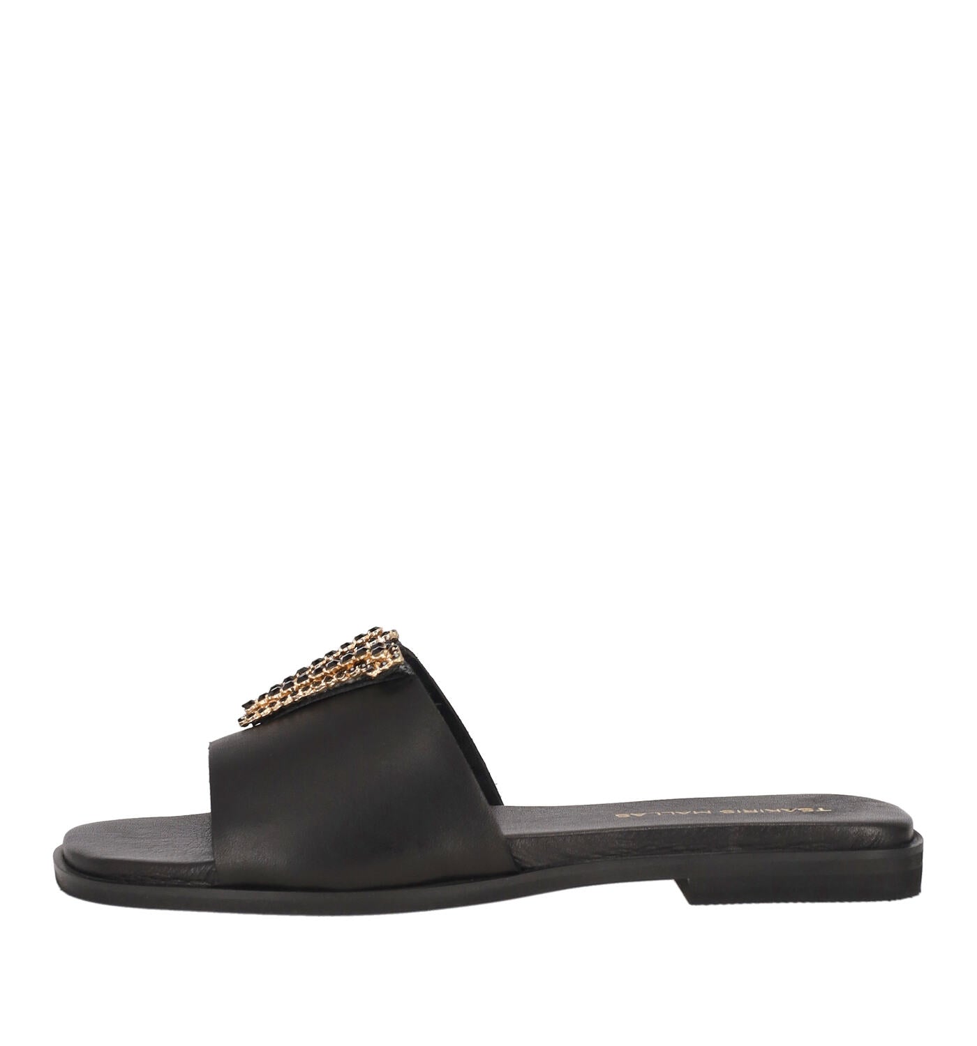 Flat con applicazione V strass 502