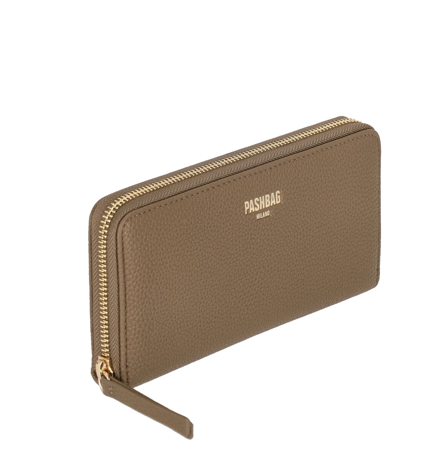 Portafoglio grande in pelle martellato con zip around