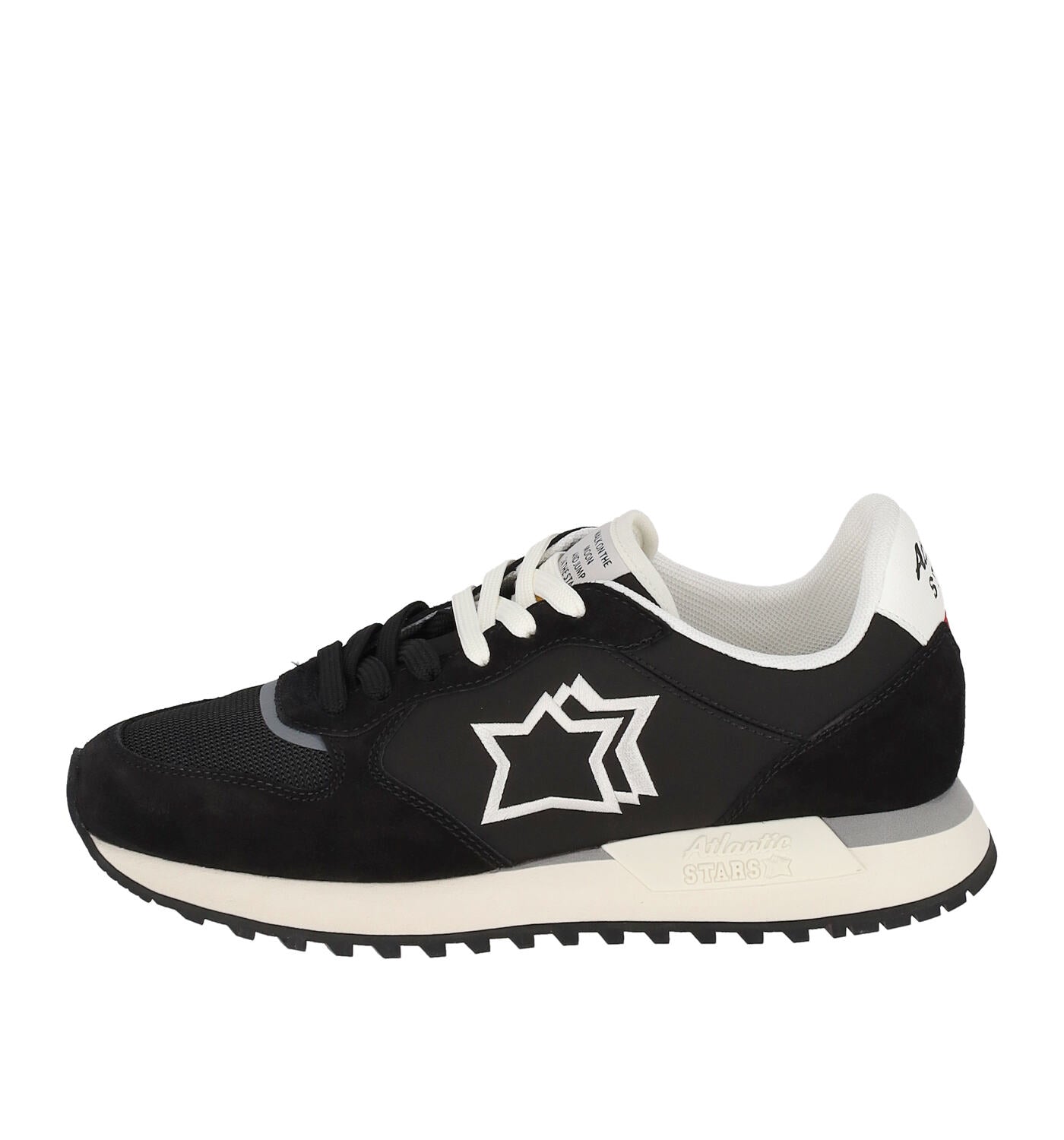 Sneakers in tessuto e camoscio , suola in gomma