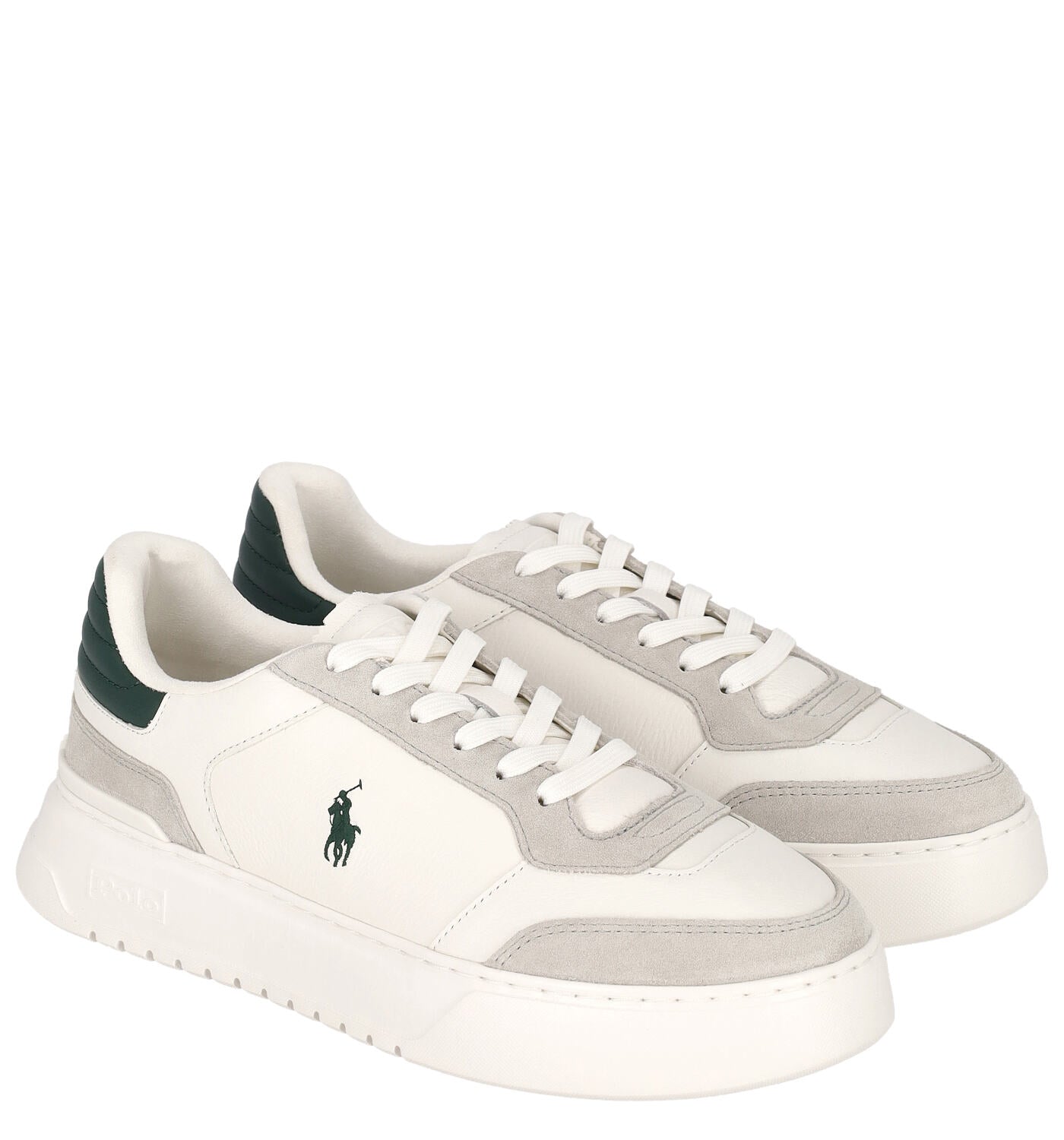 Sneakers vitello e camoscio