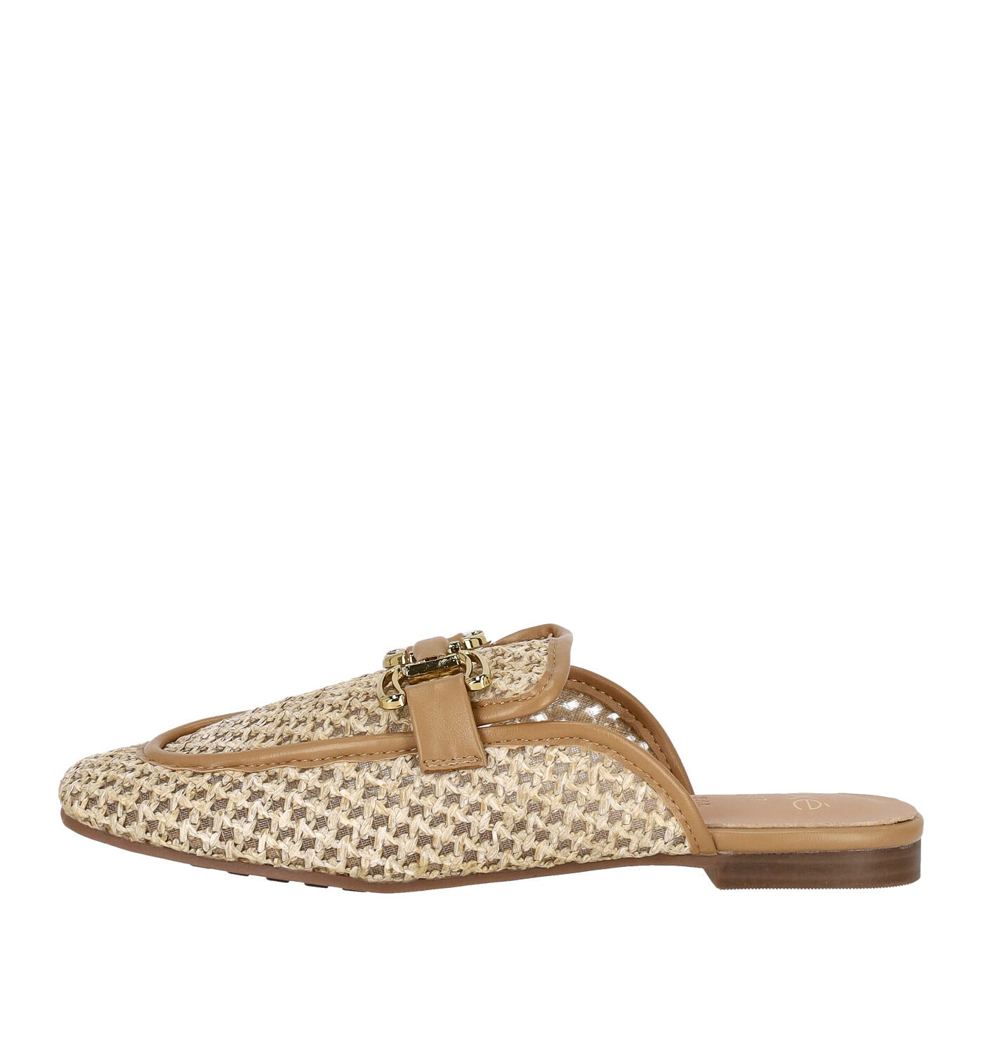 Sabot in rafia con morsetto
