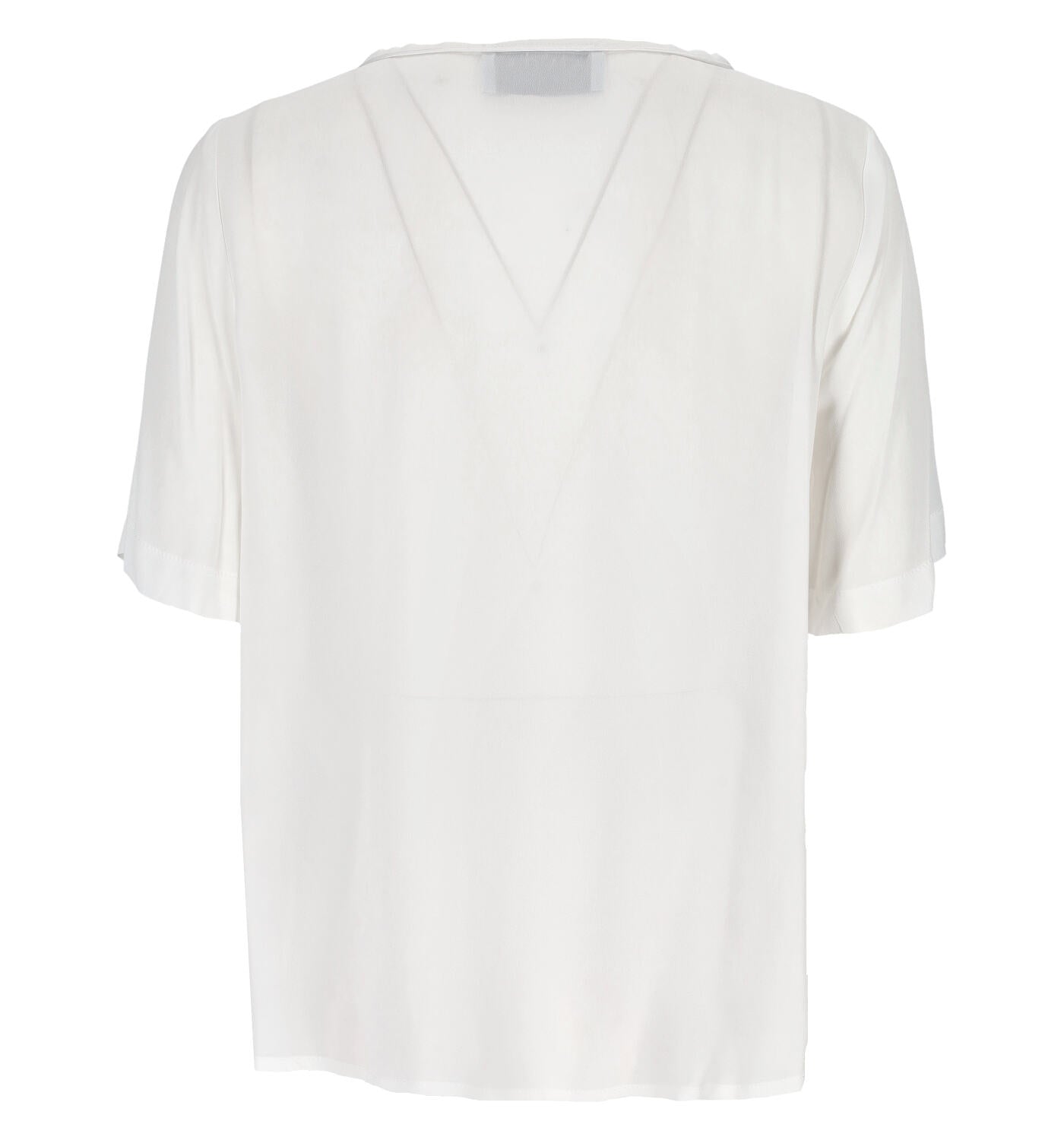 Blusa girocollo mezza manica