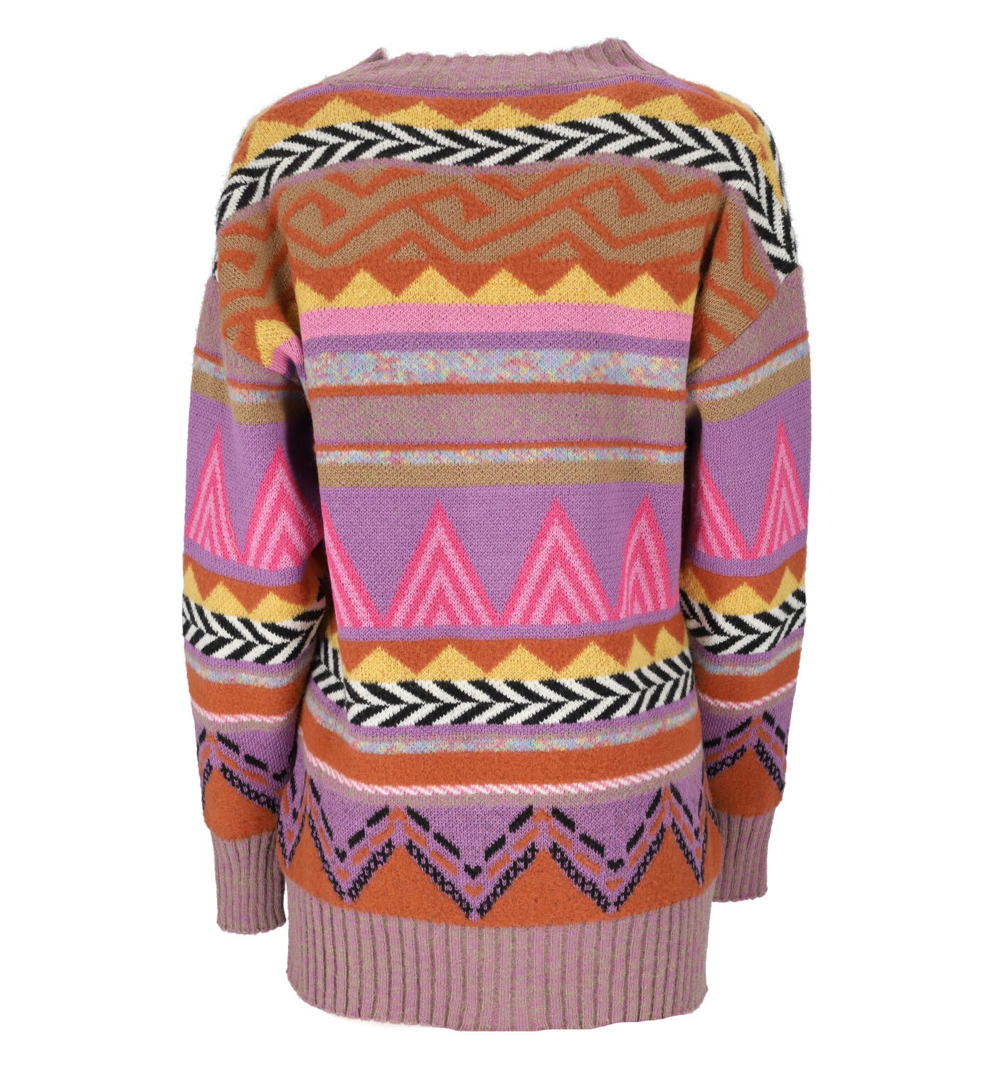 Cardigan fantasia con bottoni